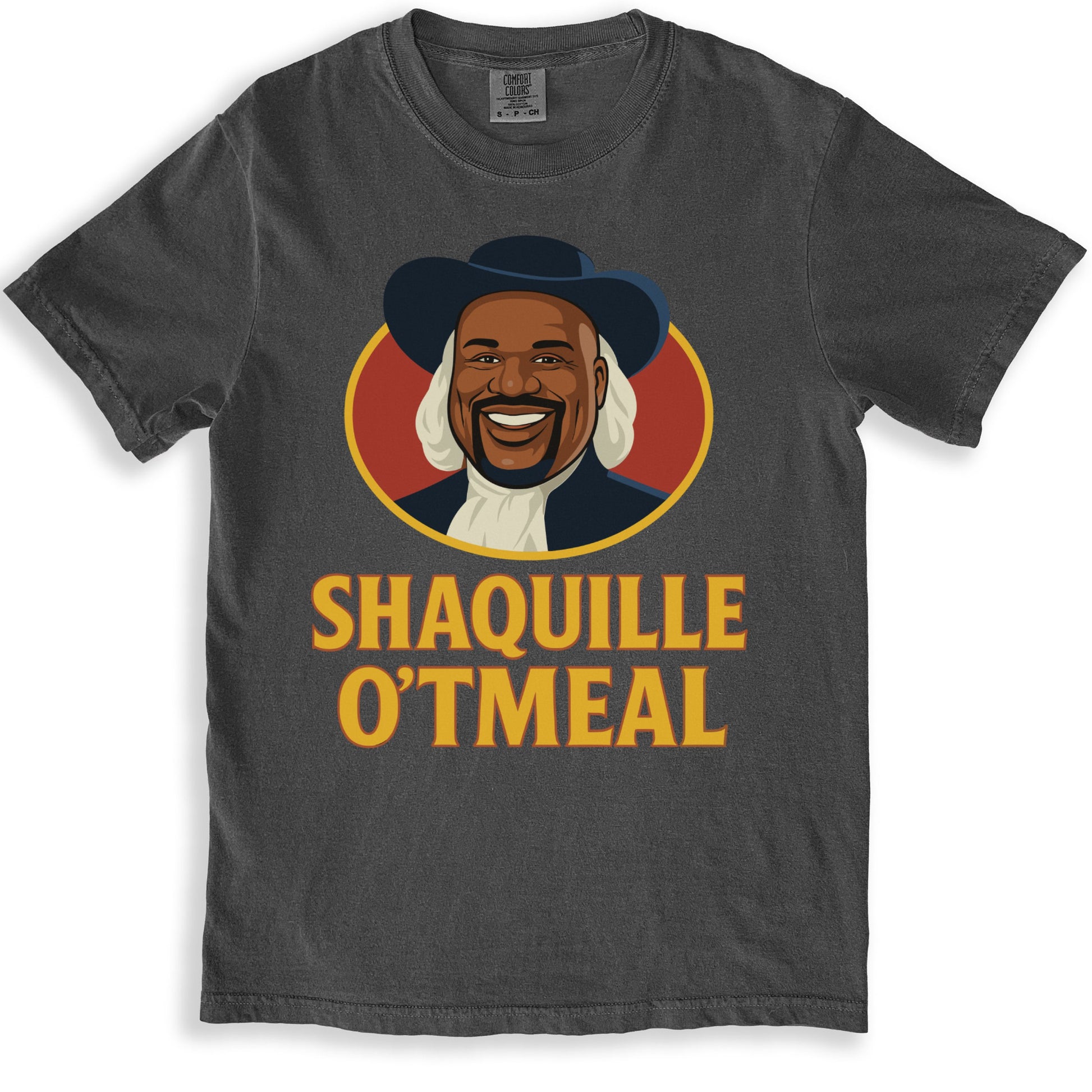 Shaquille O'Tmeal Graphic Tee Shirt Novelty Product