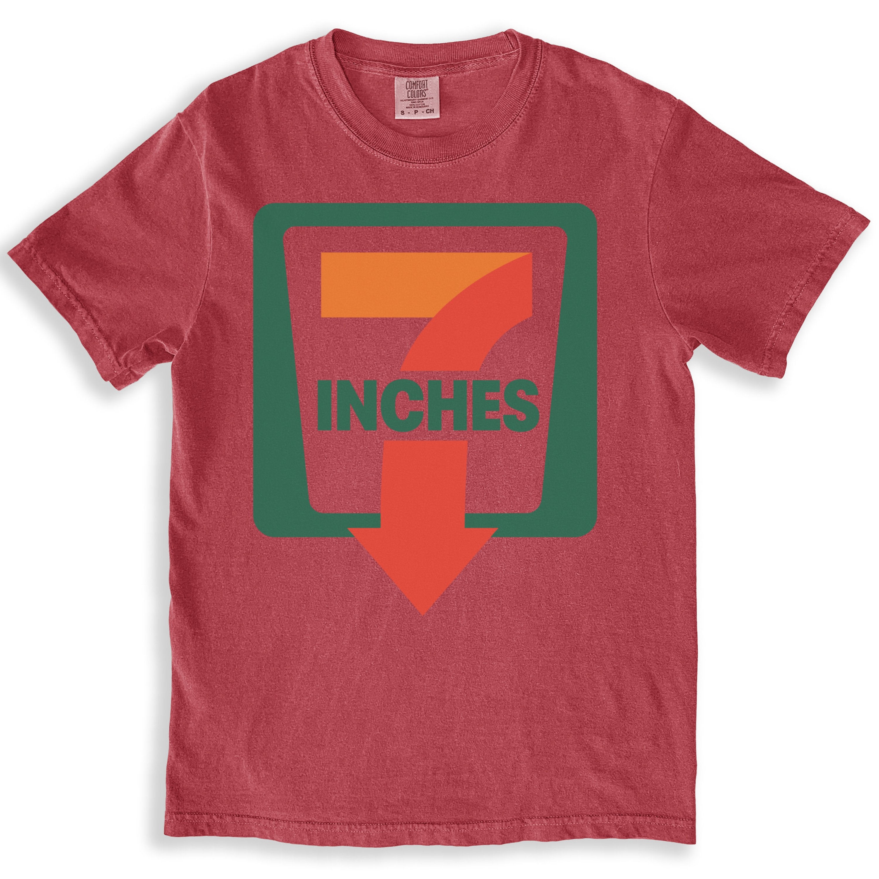 Seven Inches Graphic With Arrow Trendy Design T-Shirts