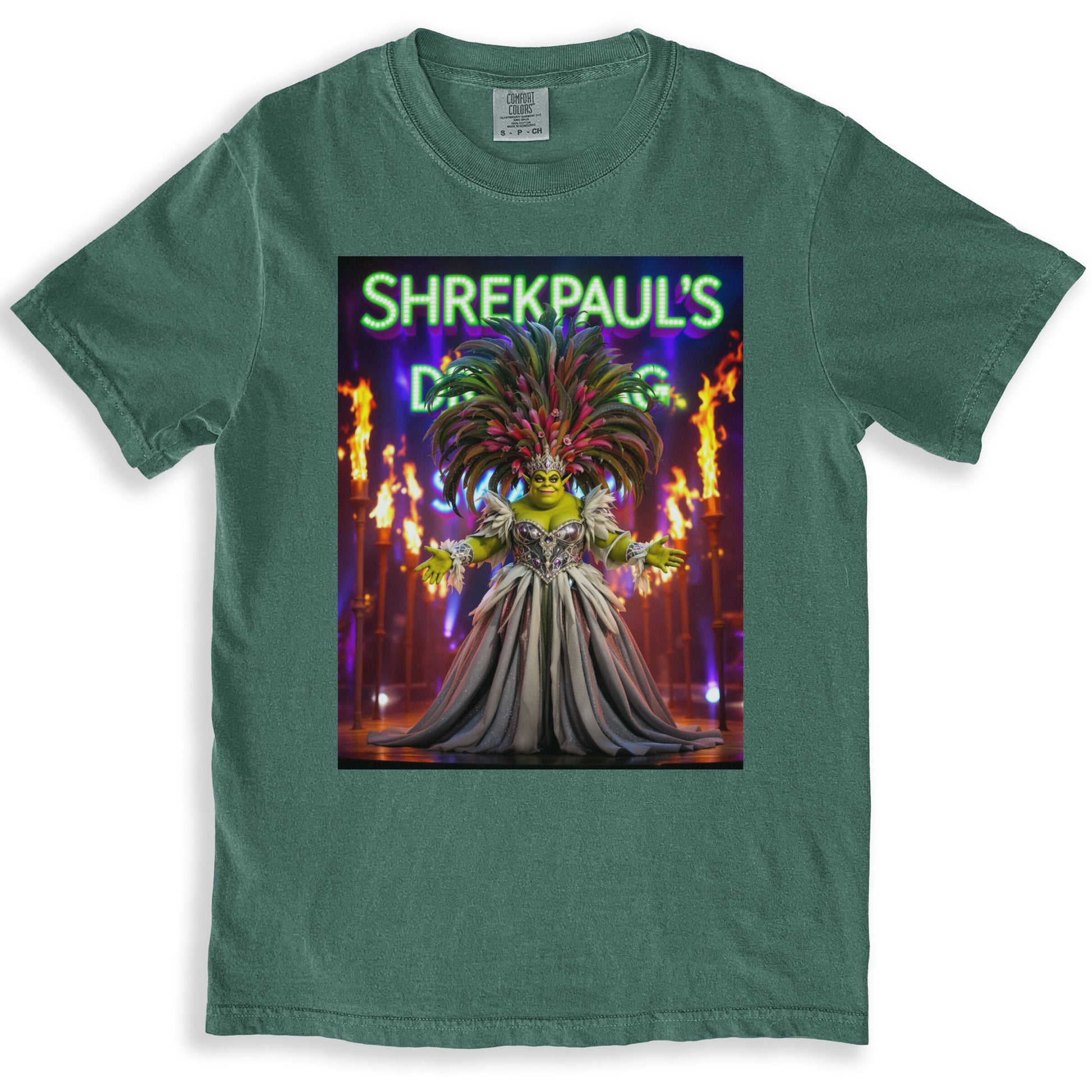 Shrekpaul's Flamboyant Costume Graphic T-shirt product type