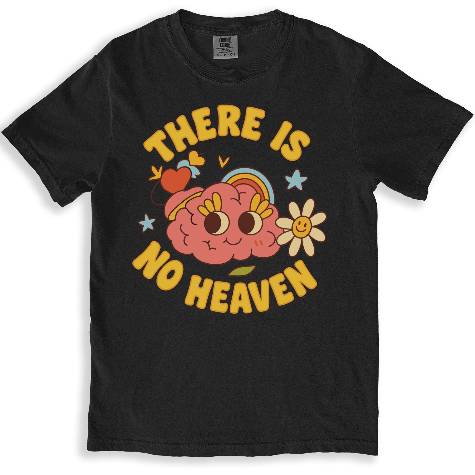 There Is No Heaven Cute Brain Design T-shirt product