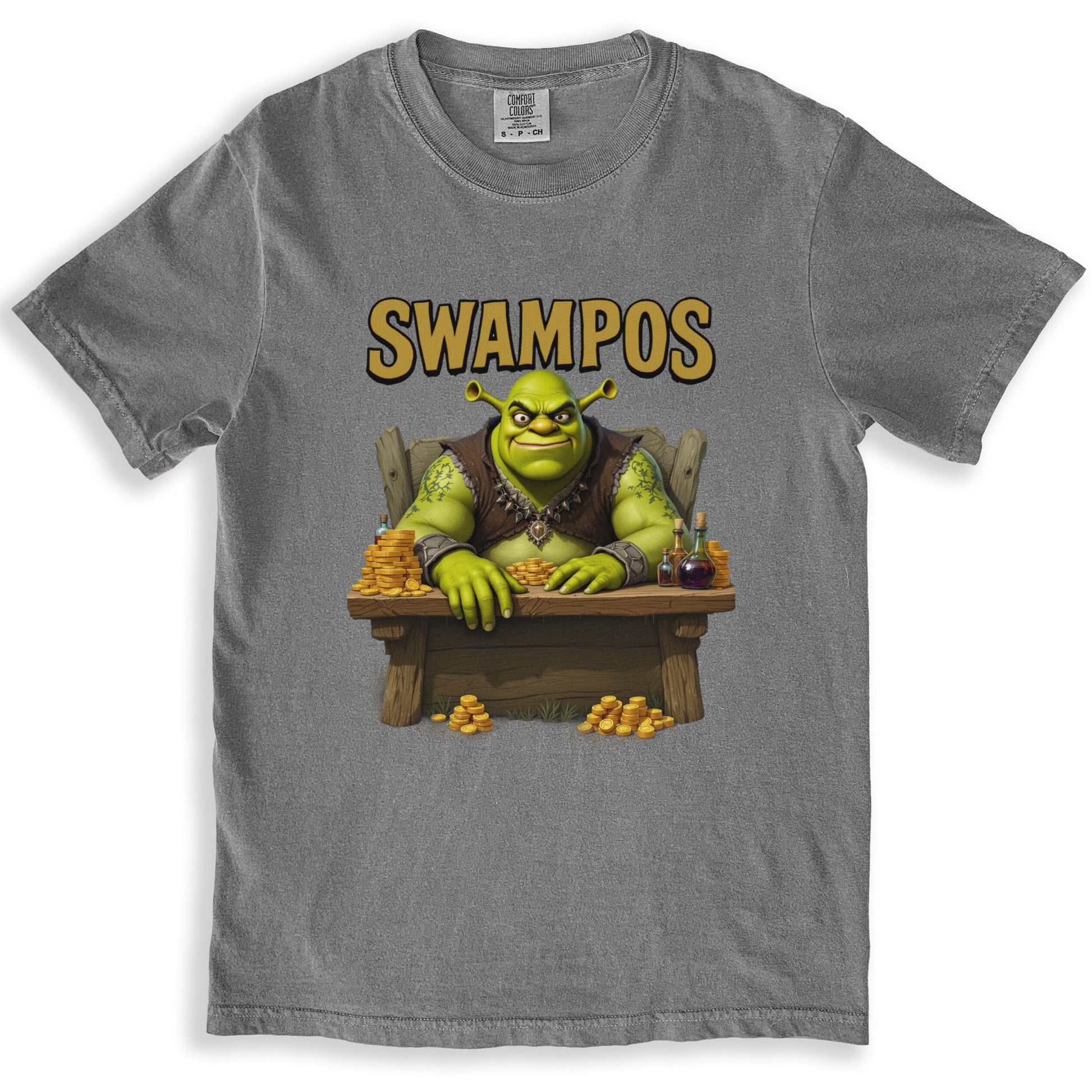 SWAMPOS Shrek Graphic Tee Unique Swamp Themed Shirt product type