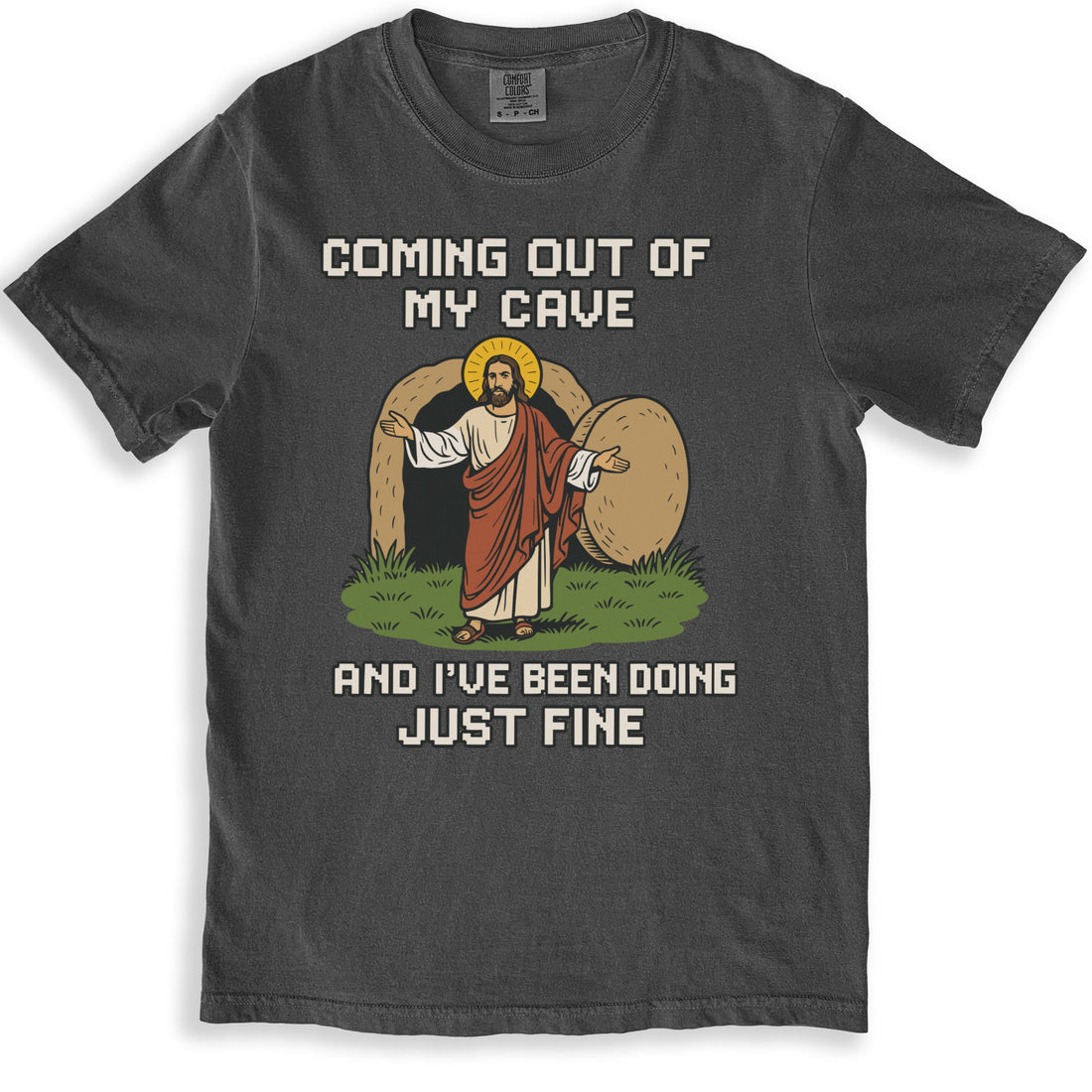 Coming Out Of My Cave Jesus Meme T-Shirt product type