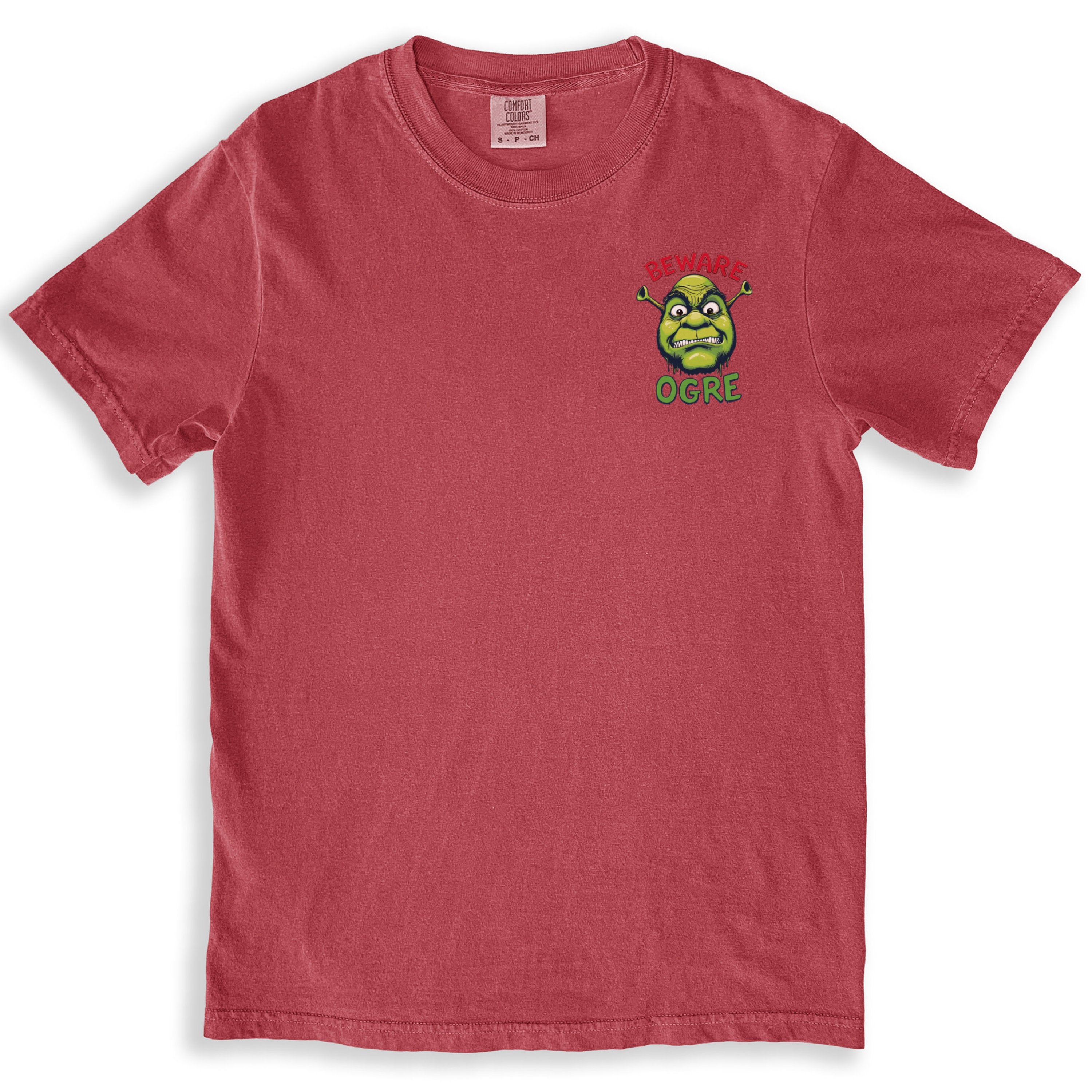 Beware Ogre Angry Face Cartoon Funny Design For Fans T-Shirts