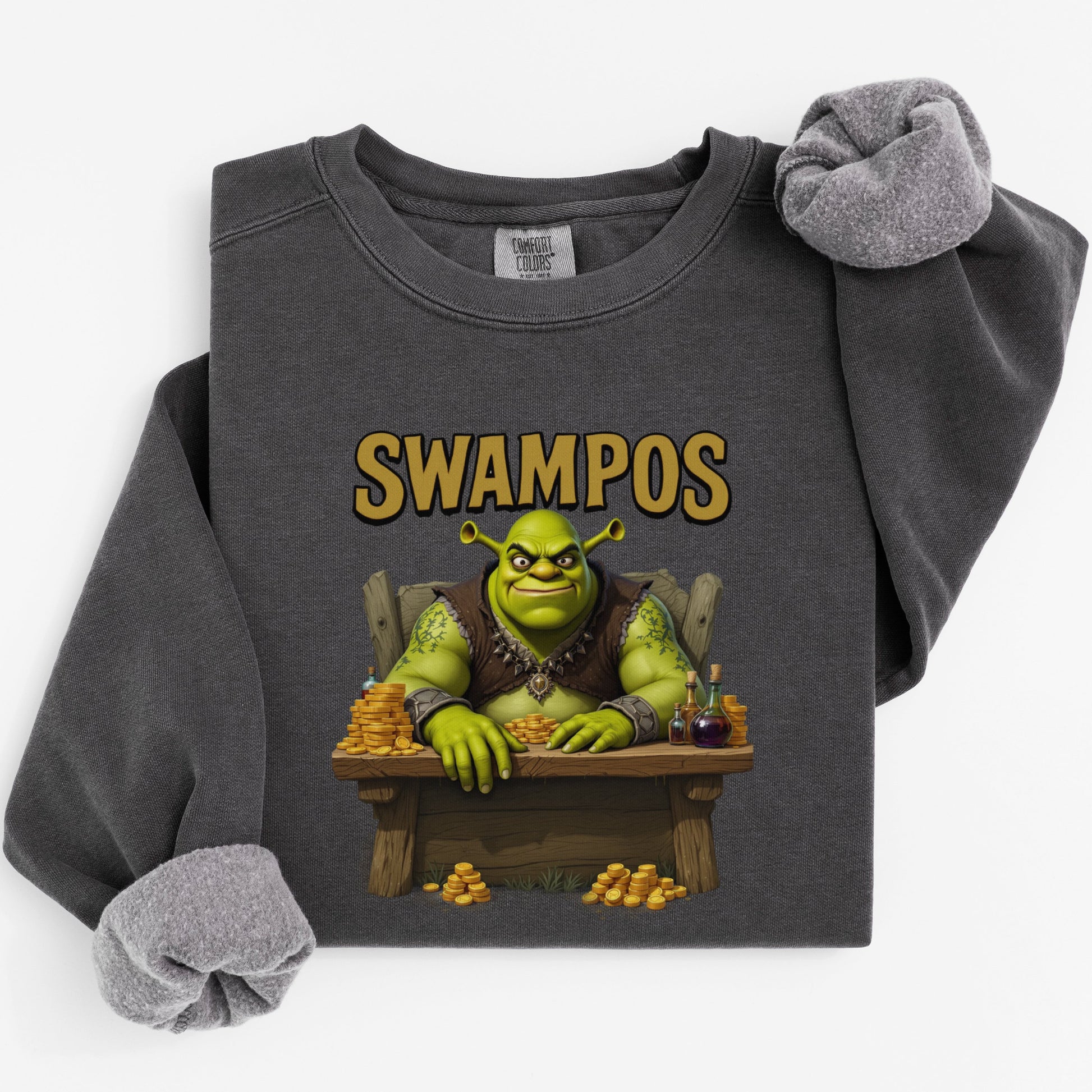 Funny Cartoon Character Swampos Graphic Sweatshirt product