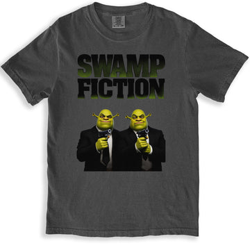 Swamp Fiction Shrek Movie Parody Graphic T-Shirt product