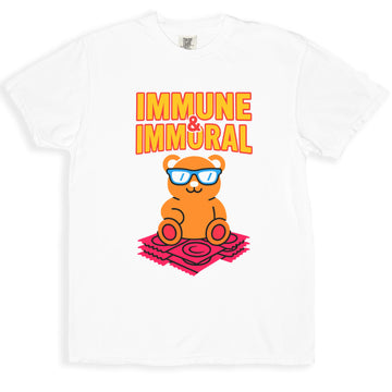 Immune and Immoral Bear with Glasses T-shirt product