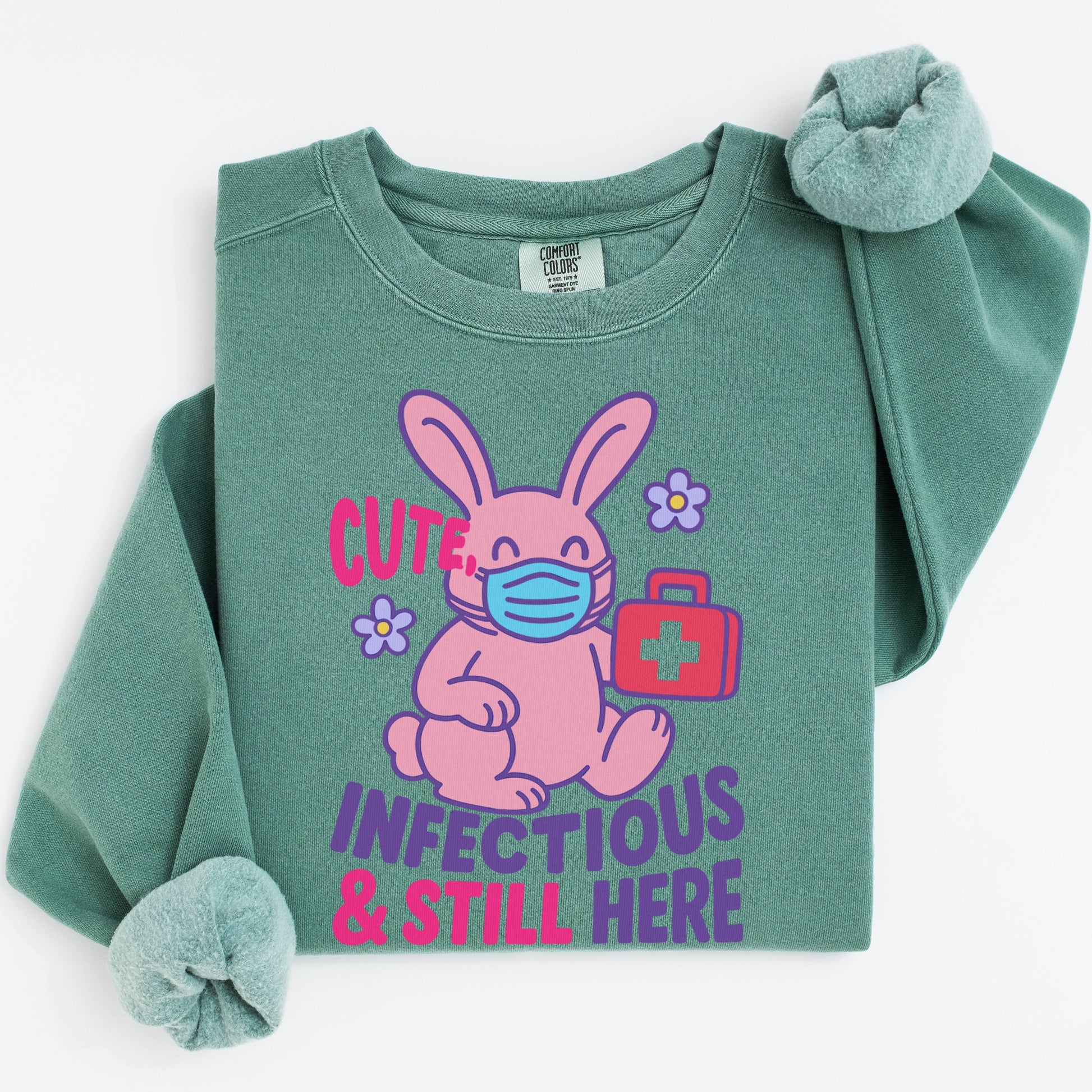 Cute Infectious and Still Here Bunny Graphic product type