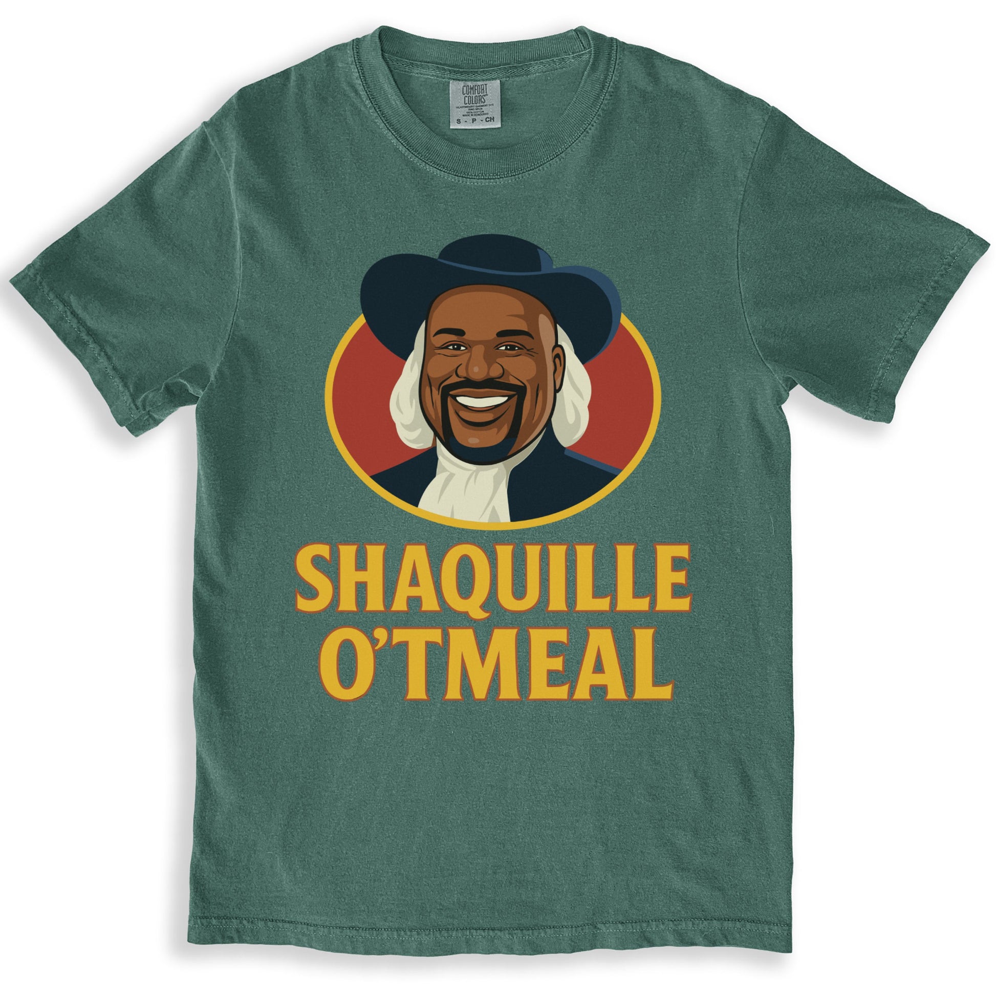 Shaquille O'Tmeal Funny Graphic Tee Shirt product