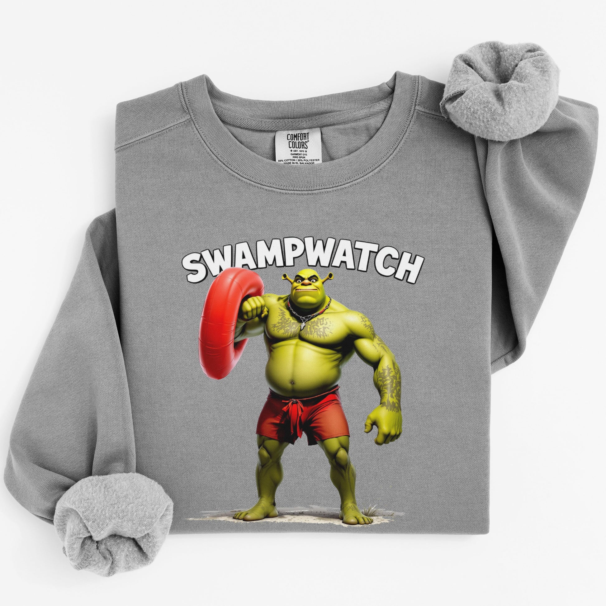 Swampwatch Graphic Sweatshirt Unique Novelty Product Type