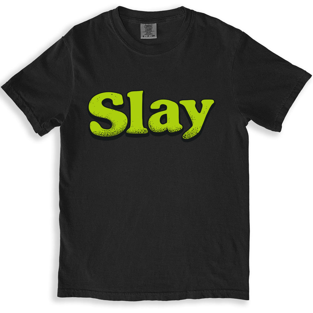 Bold Graphic Tee with Slay Print for Stylish Clothing Product