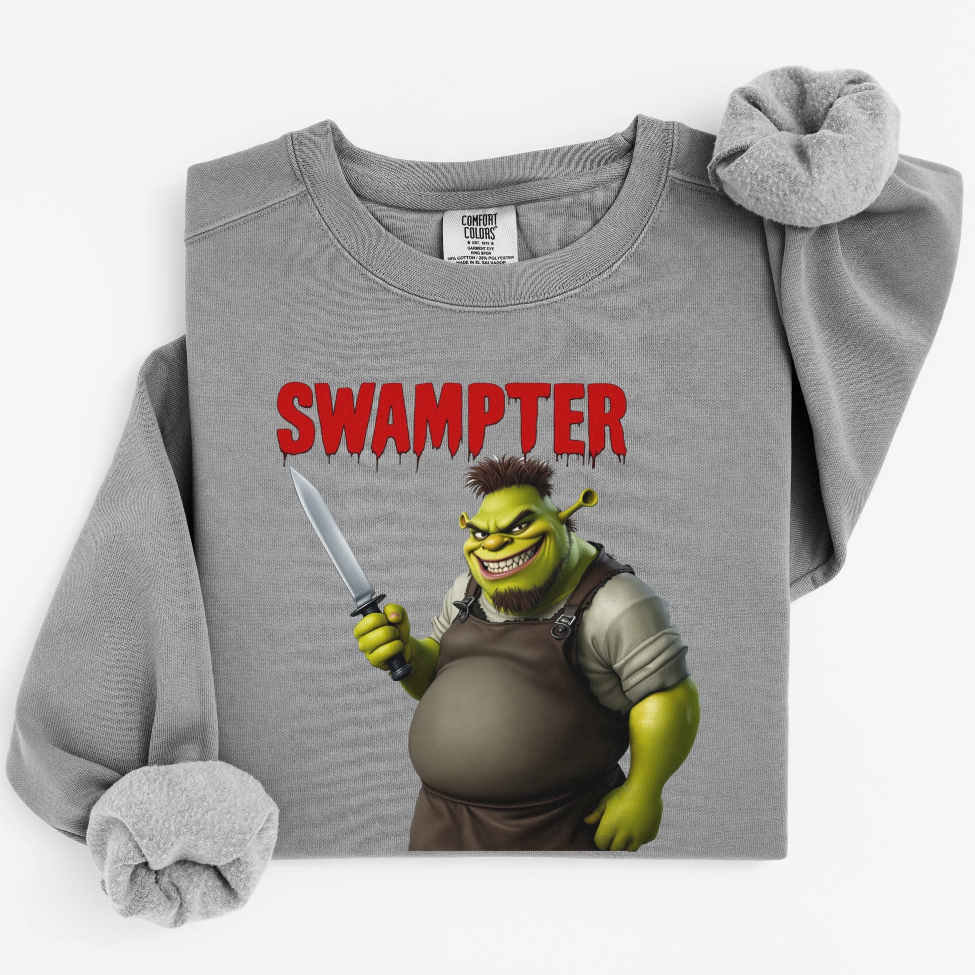 Swampter Graphic Sweatshirt with Unique Character product type