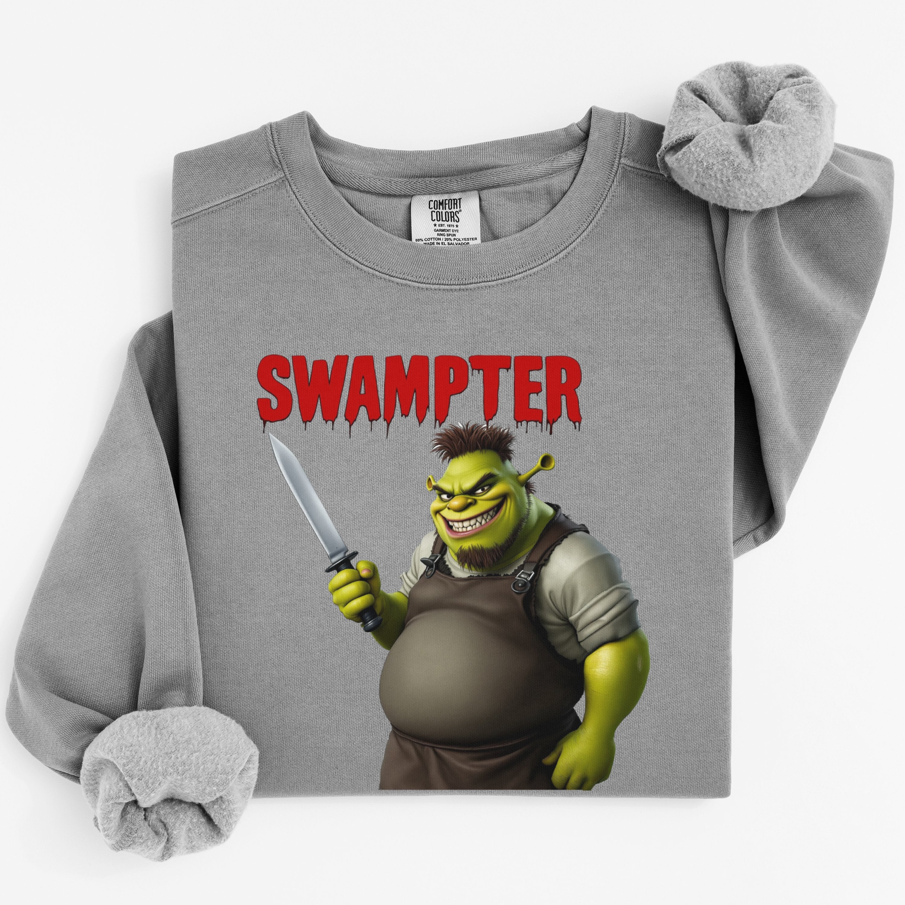 Swampter Graphic Sweatshirt with Unique Character product type