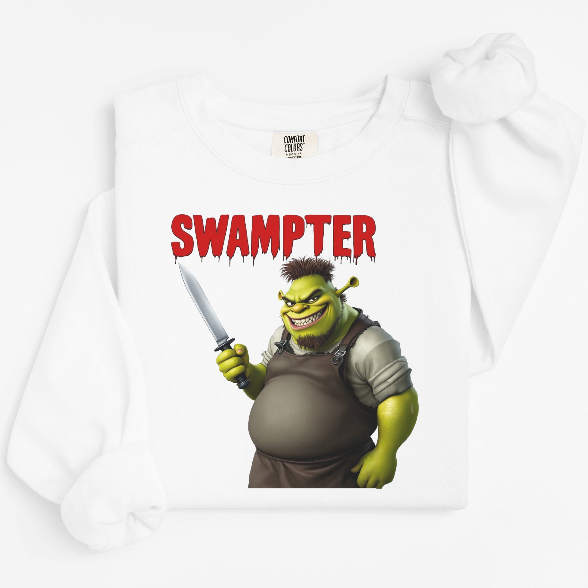 SWAMPTER character with knife design product type