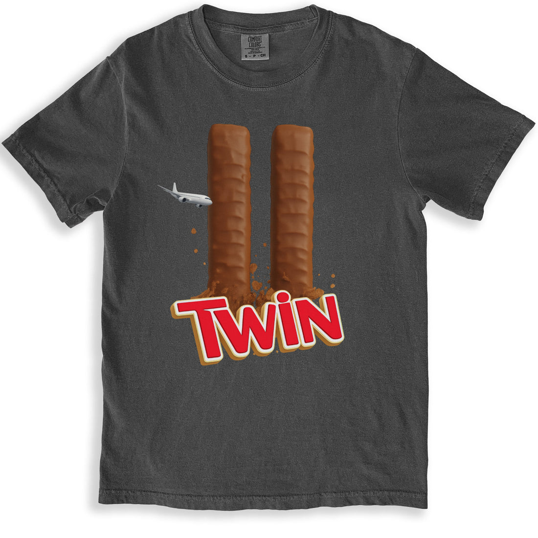 Twin Chocolate Candy Bars Graphic Tee Shirt product