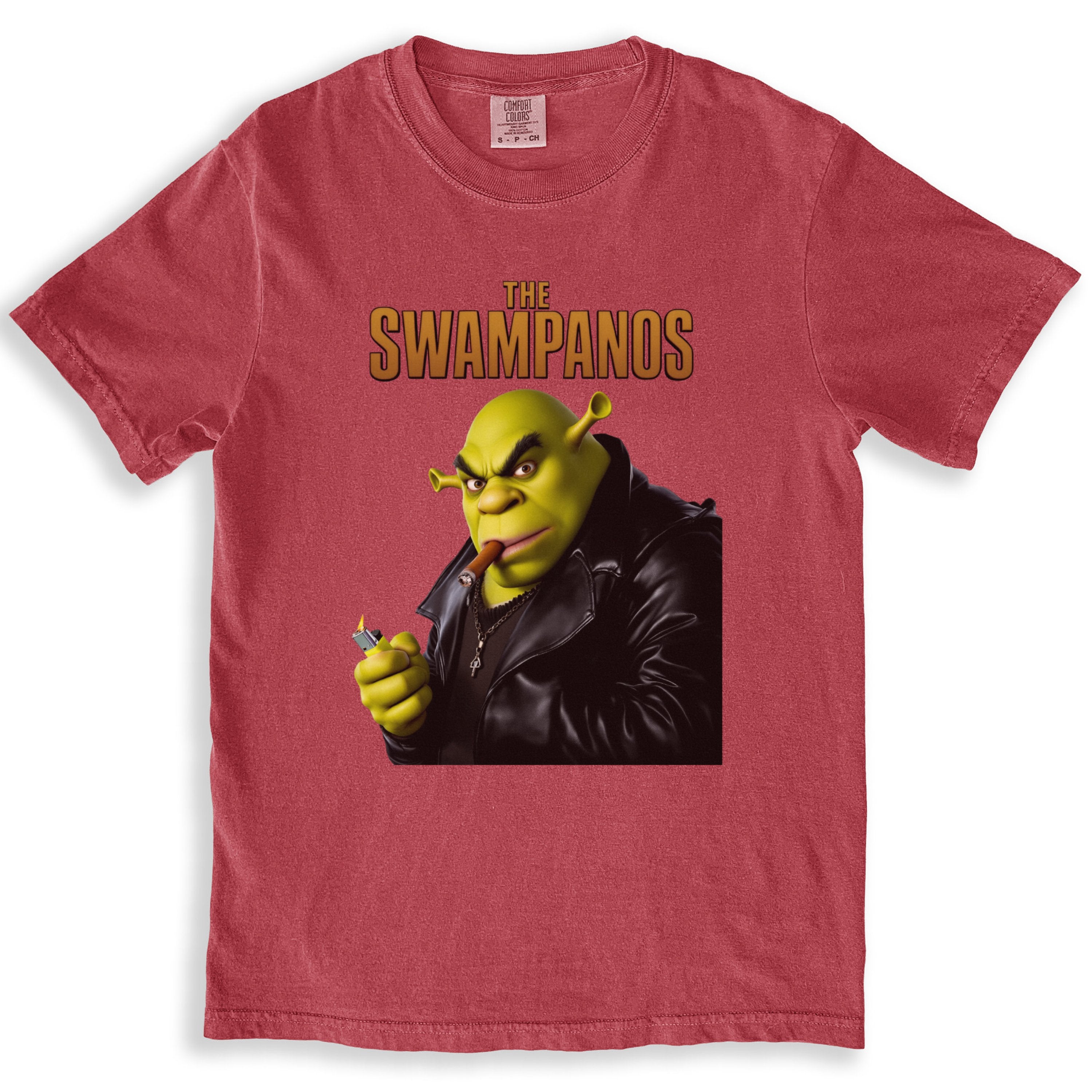 The Swampanos with Cigar and Lighter Graphic T-Shirts