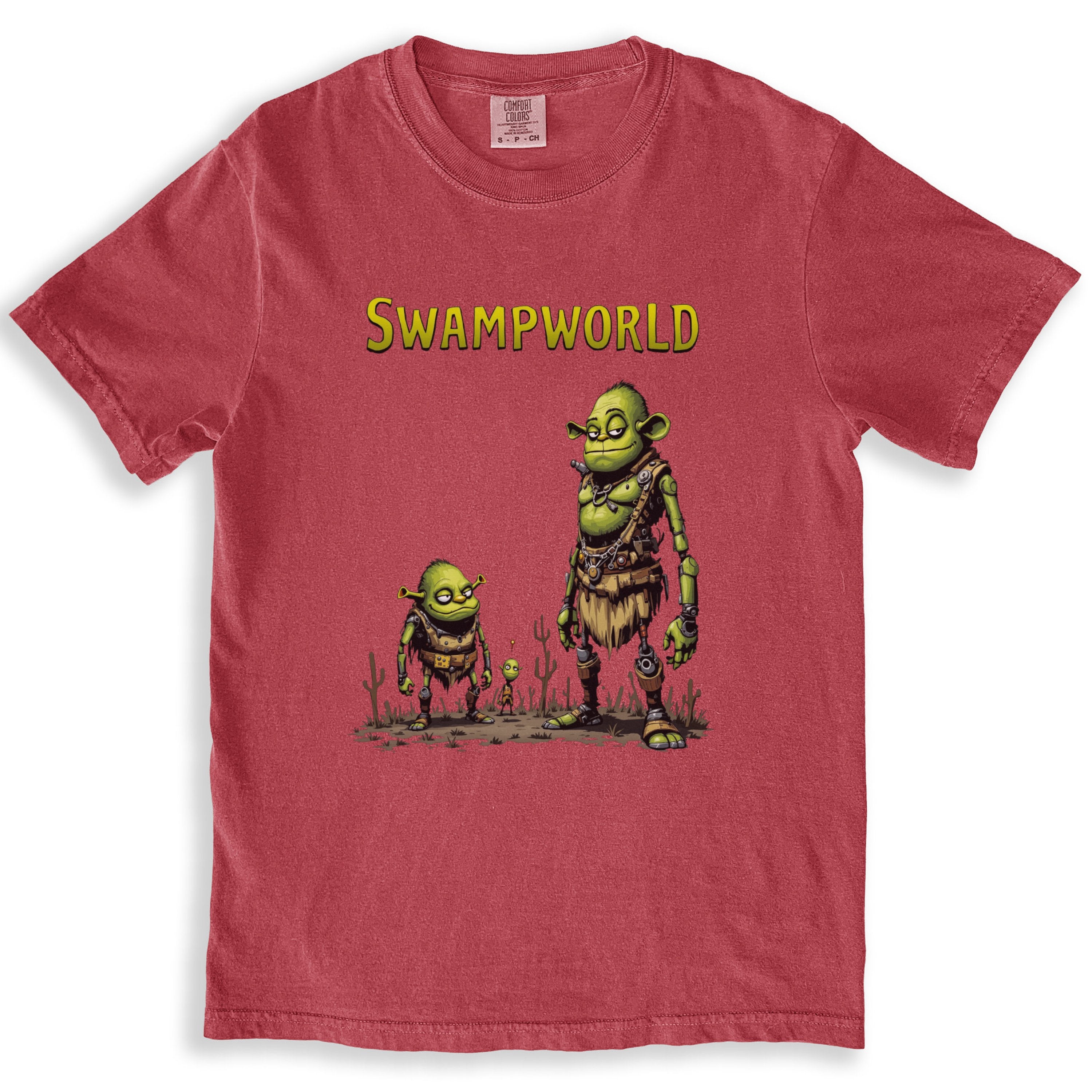Swampworld Goblin Family Cool Graphic Design T-Shirts