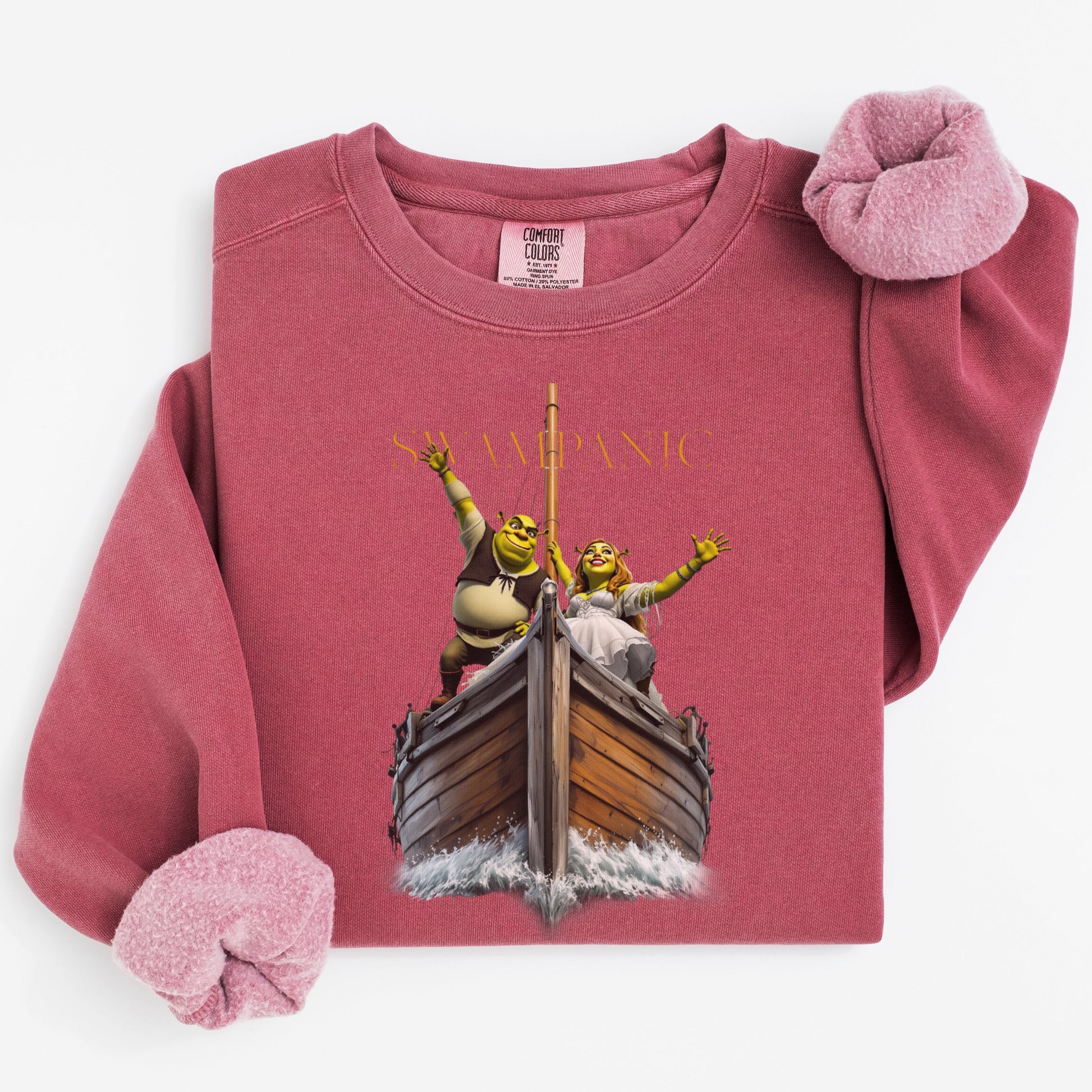 Shrek Panic Long Sleeve Crewneck Shirt product