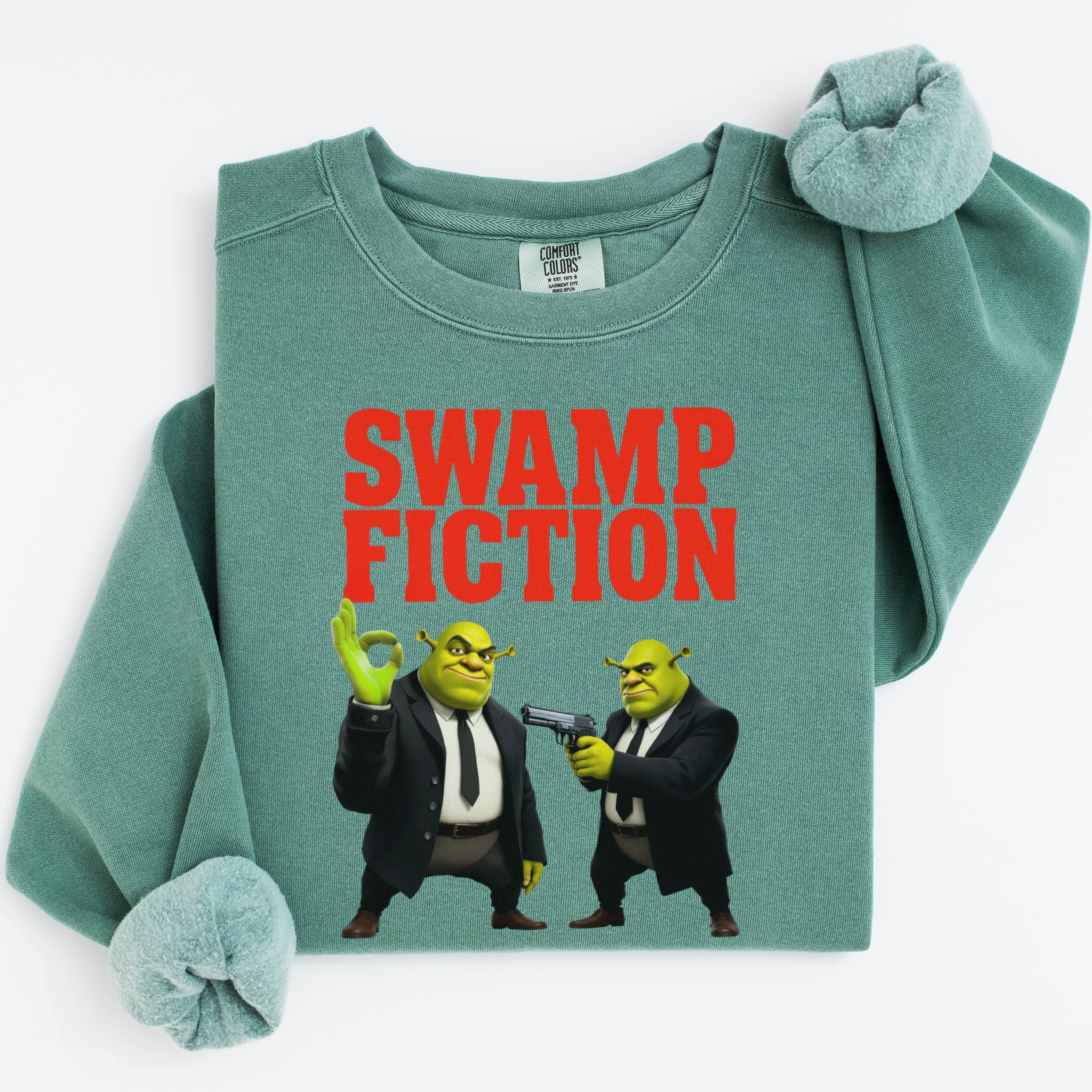 Swamp Fiction Graphic Shirt Humorous Casual Wear product type