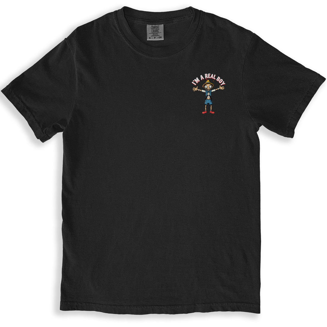 I'm A Real Boy Character Graphic Tee Shirt product type