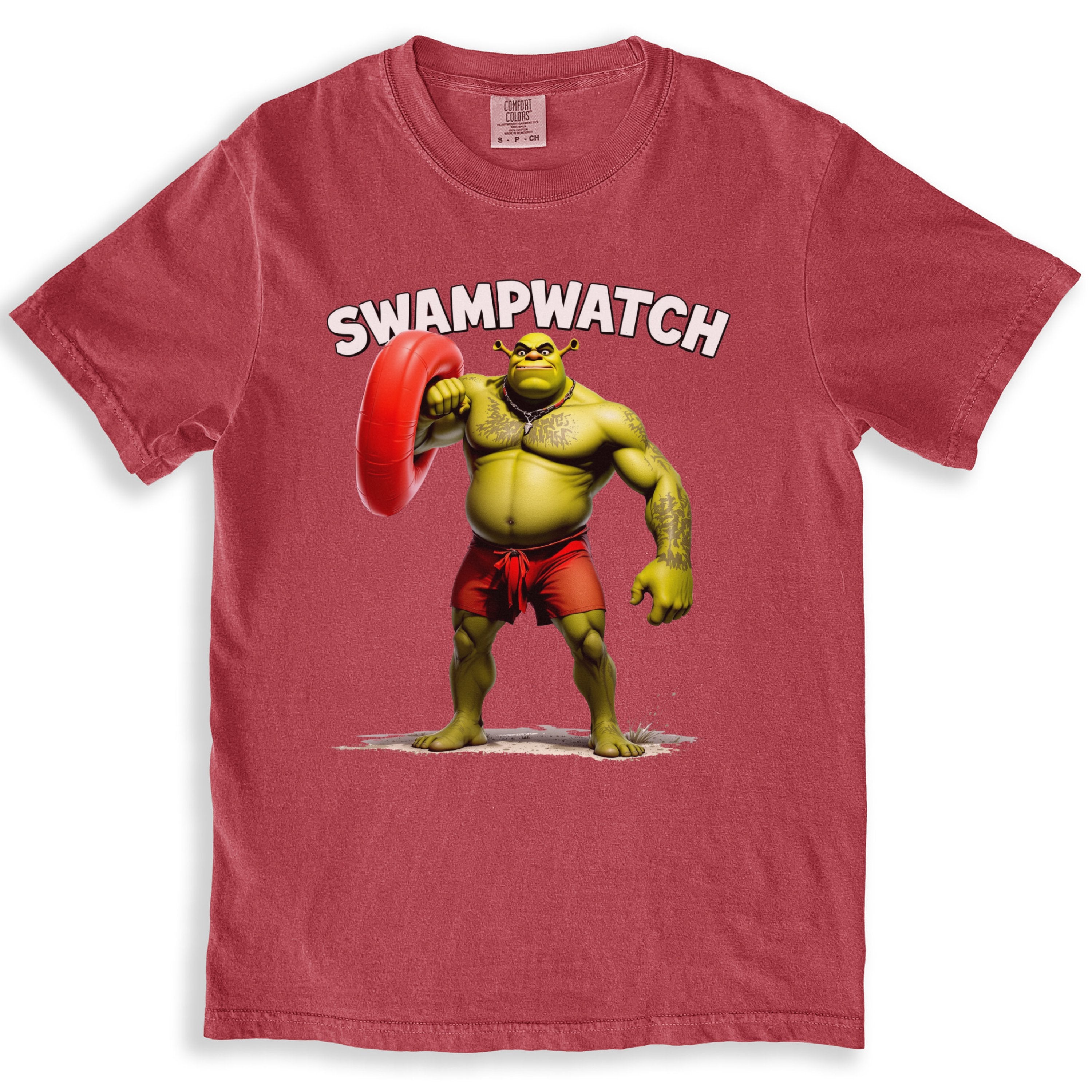 Swampwatch Shrek Themed Design Cartoon Character T-Shirts