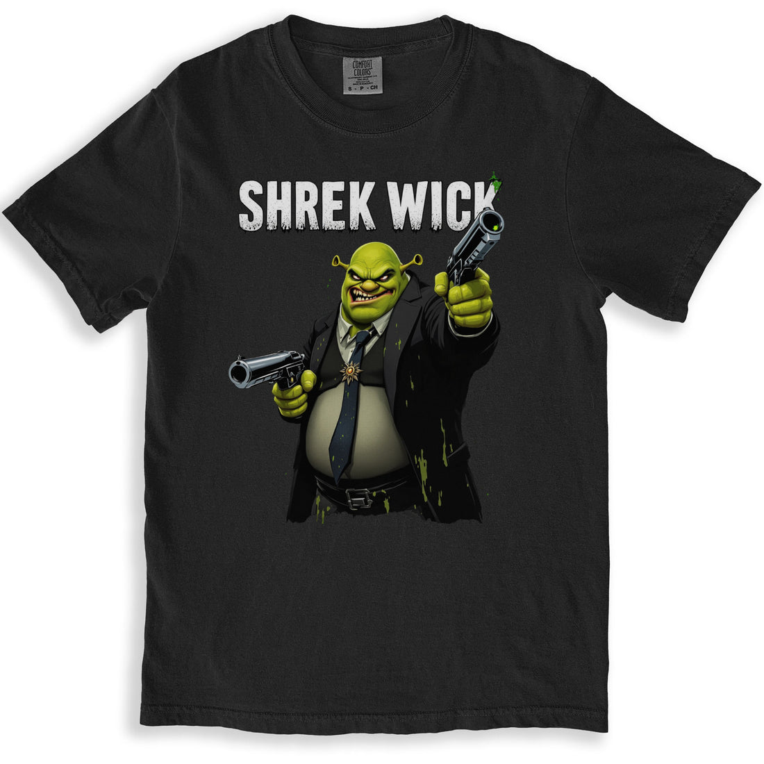 Shrek Wick Graphic Tee Shirt Funny Fashion product