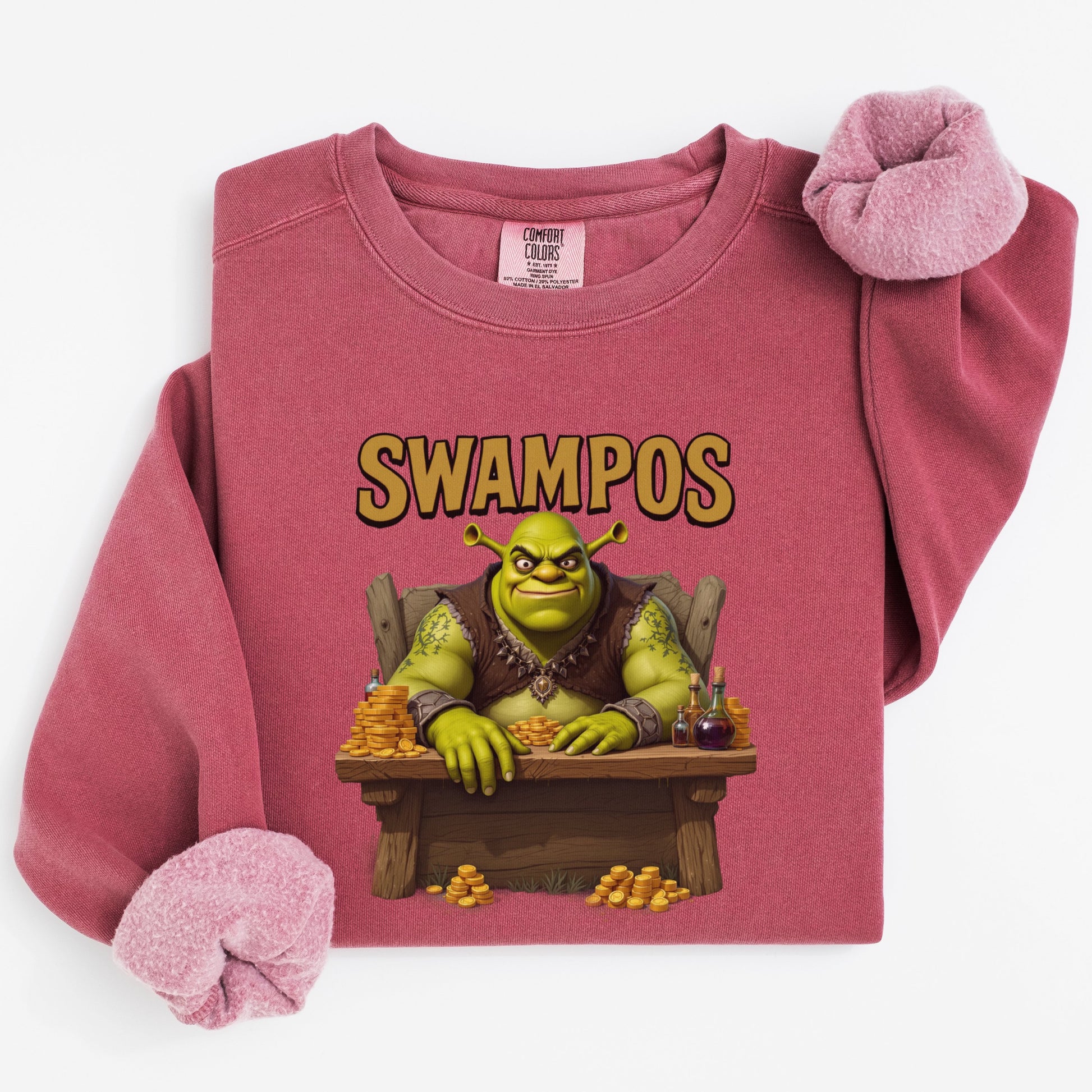 Swampos Graphic Sweatshirt with Unique Character product type