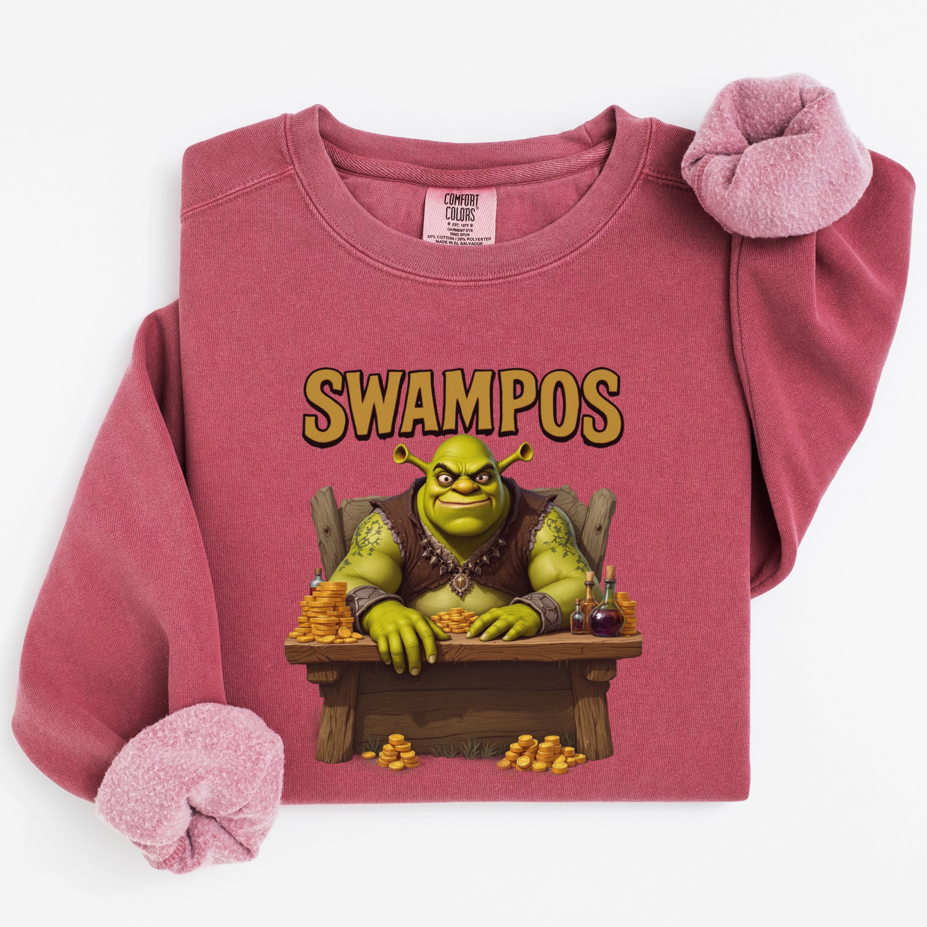 Swampos Graphic Sweatshirt with Unique Character product type