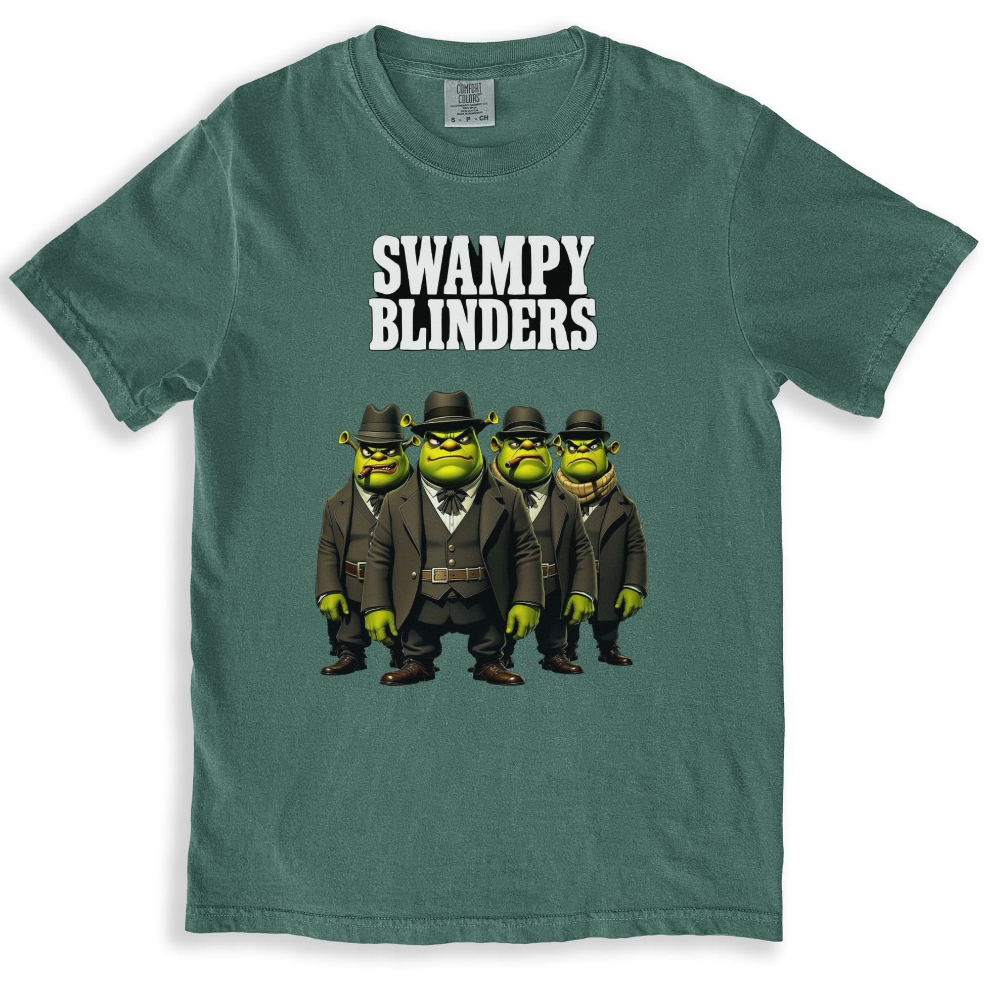 Swampy Blinders Green Graphic Shirt product