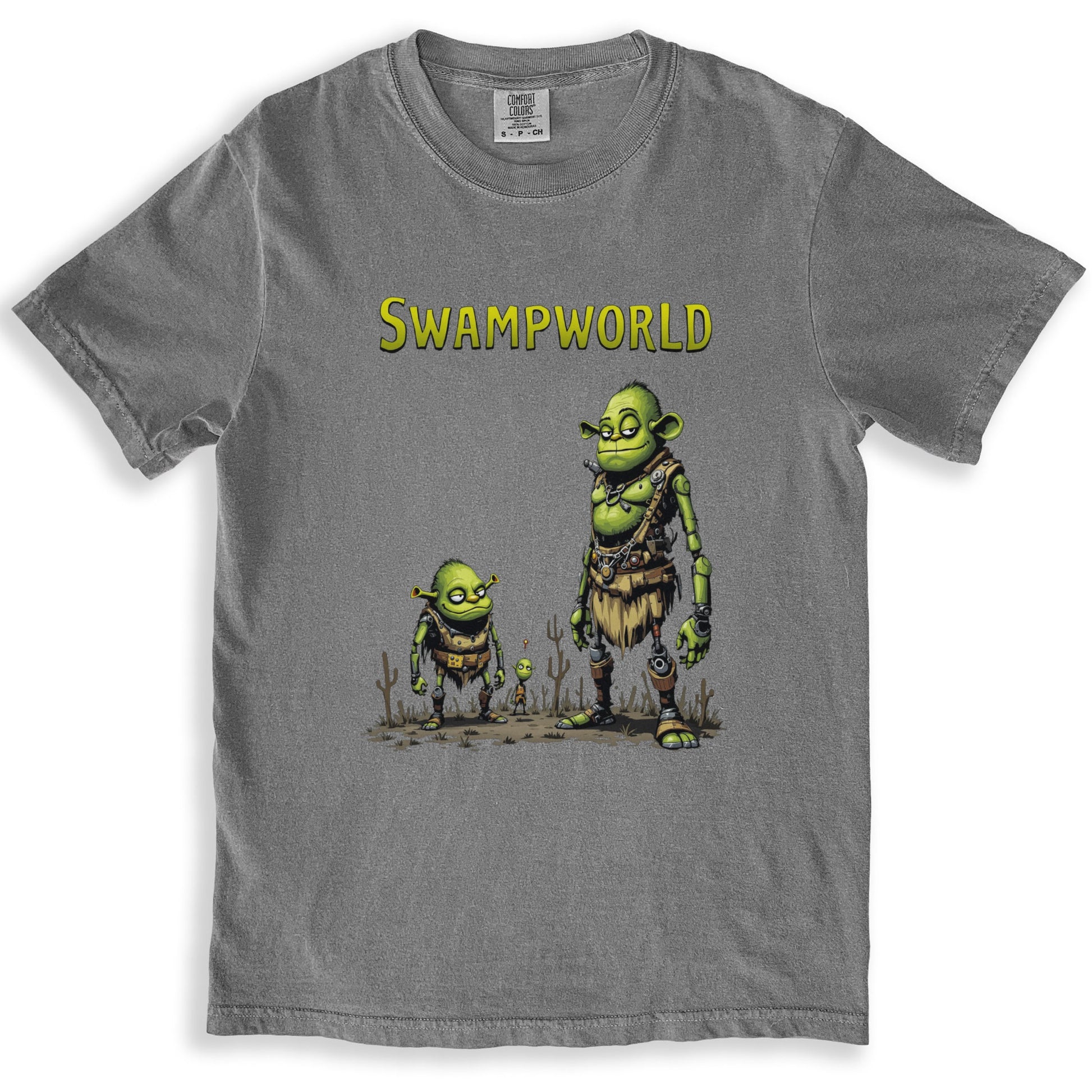 Swampworld Alien Themed Graphic T-Shirt product type