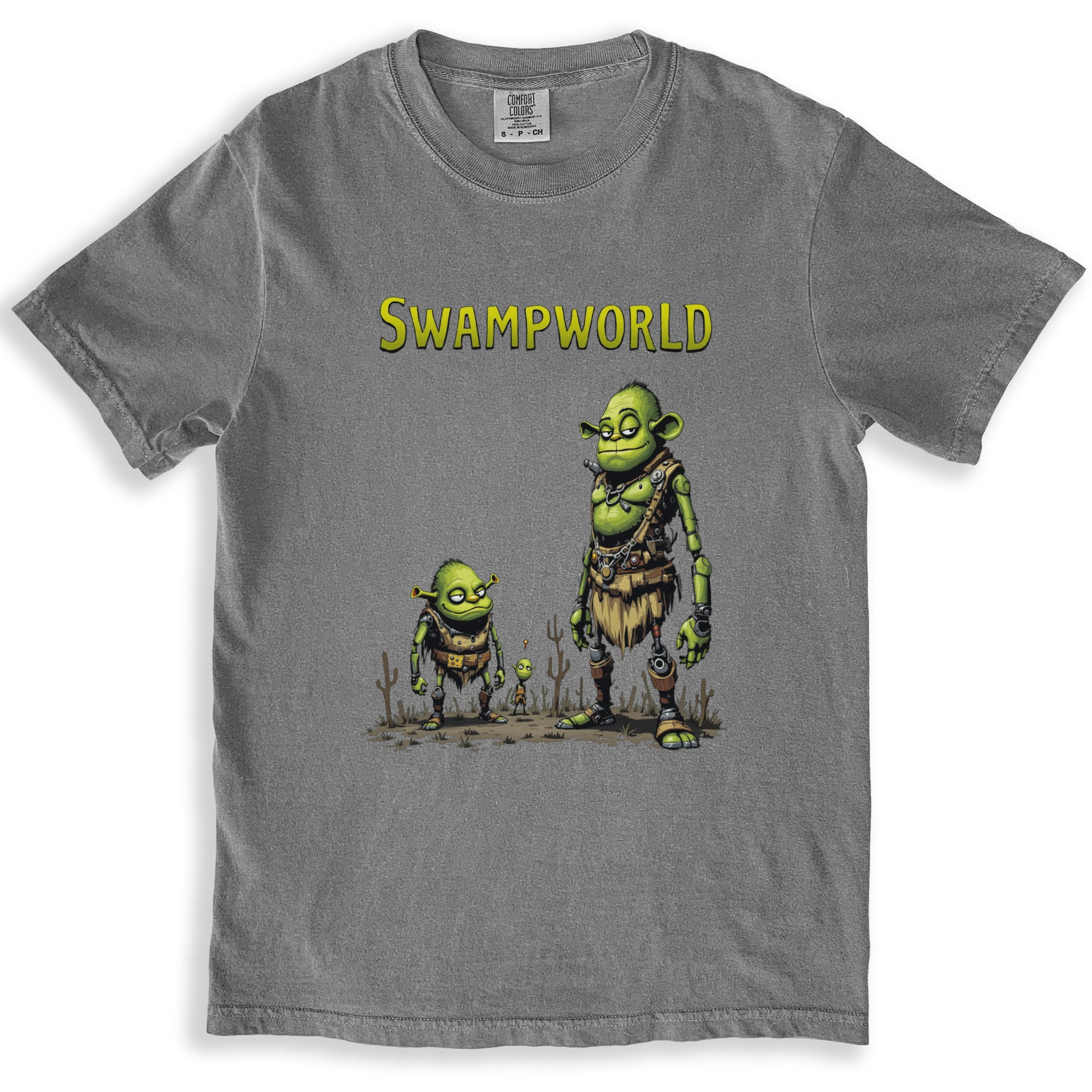 Swampworld Alien Themed Graphic T-Shirt product type