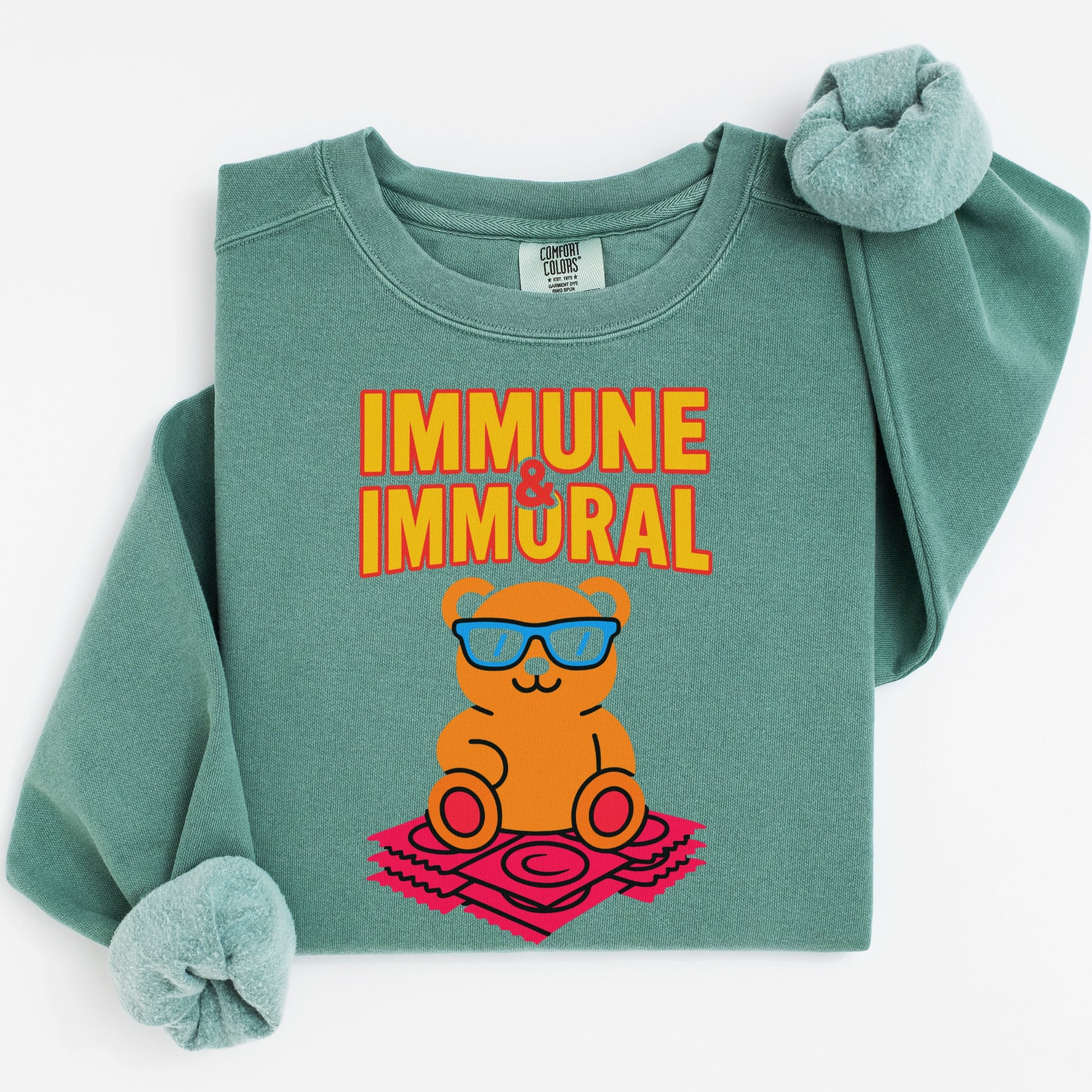 Immune and Immoral Bear Printed Sweater product type