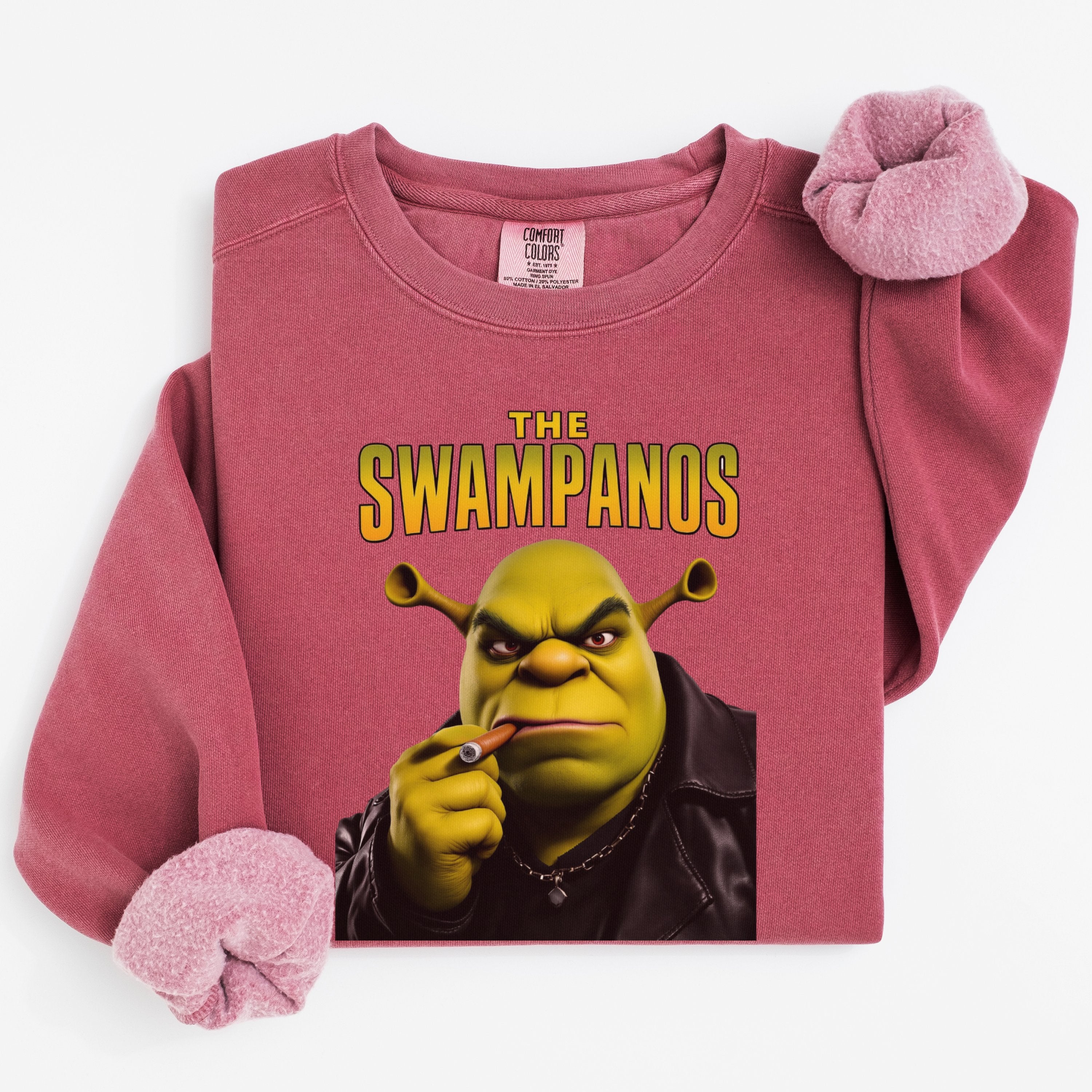 The Swampanos Graphic Print Cozy Pullover product