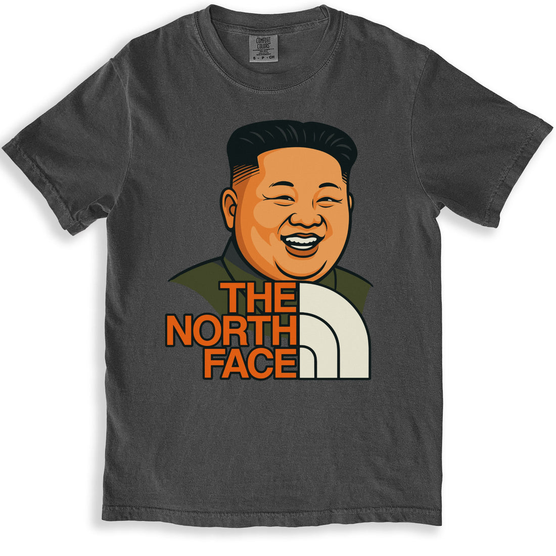 The North Face Kim Jong Un Parody White Graphic T-Shirt product
