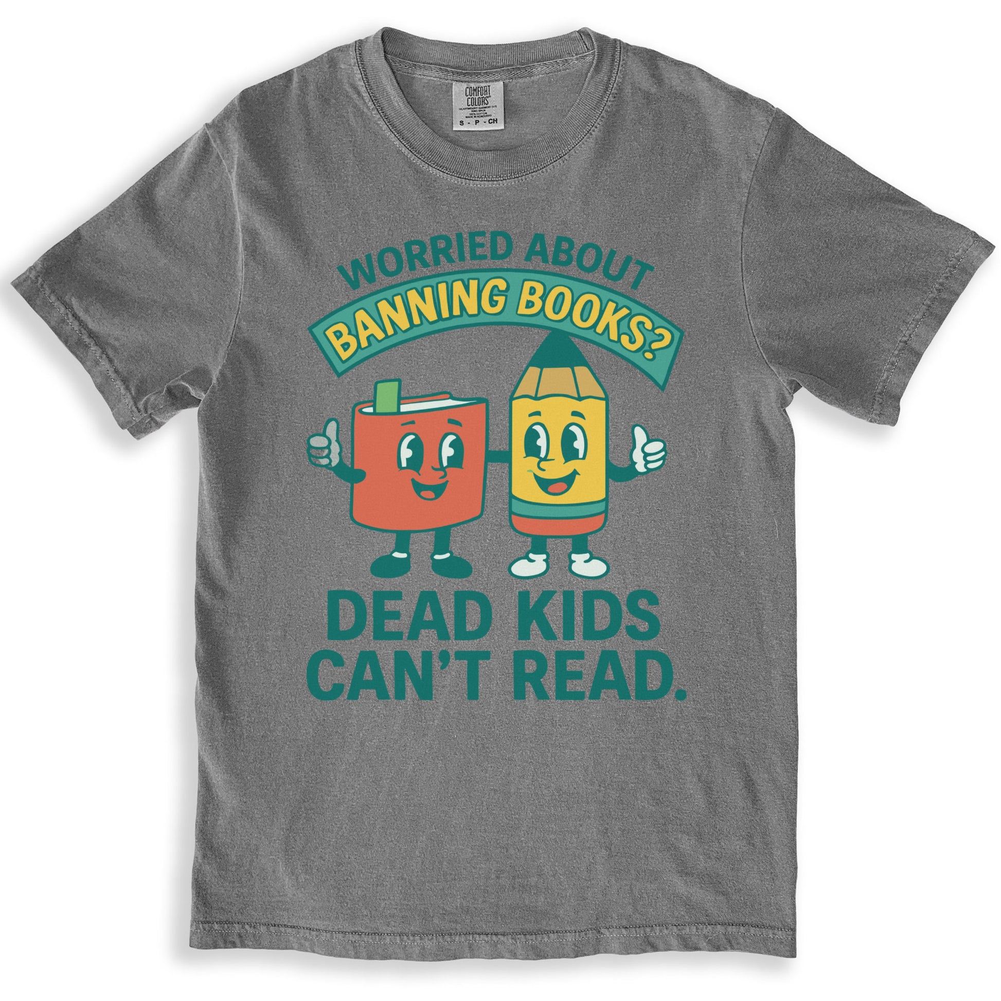Worried About Banning Books Funny Statement Shirt product type