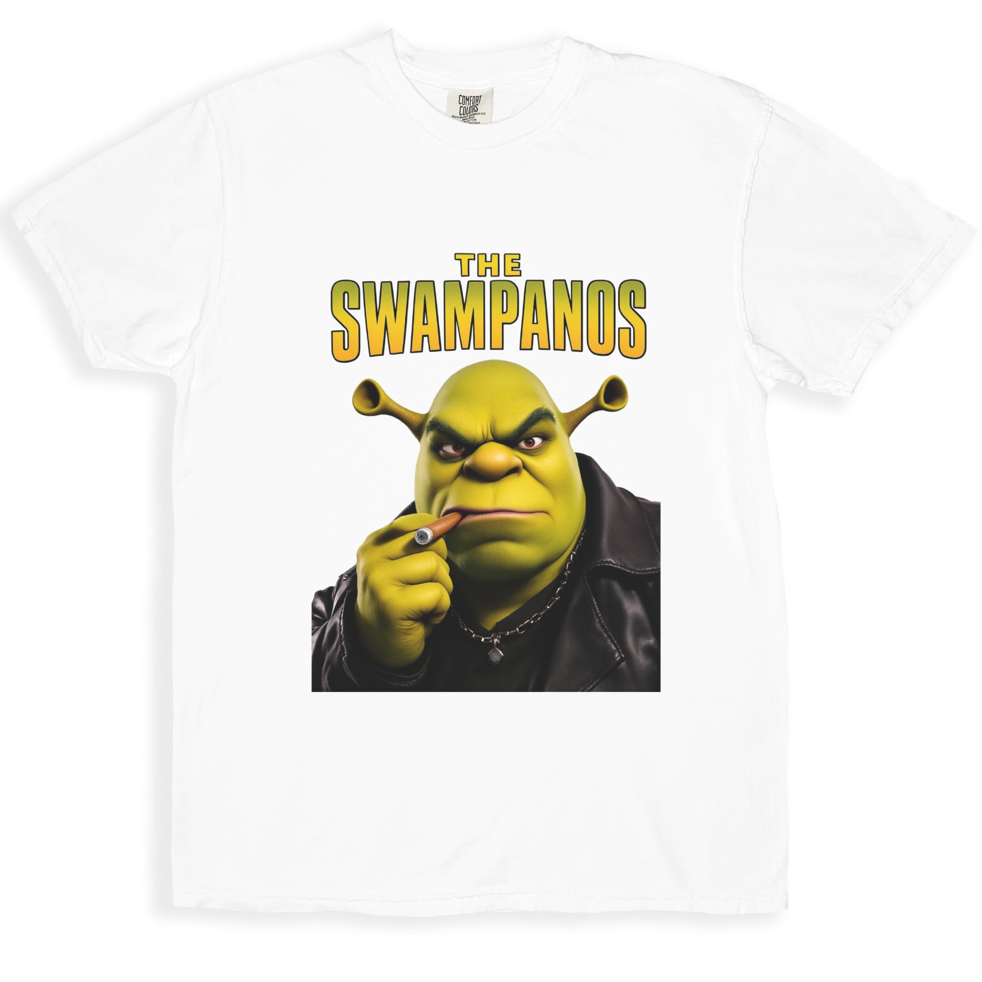 The Swampanos Graphic White T-Shirt product