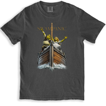 Shrek and Fiona Swampanic Graphic T-Shirt product