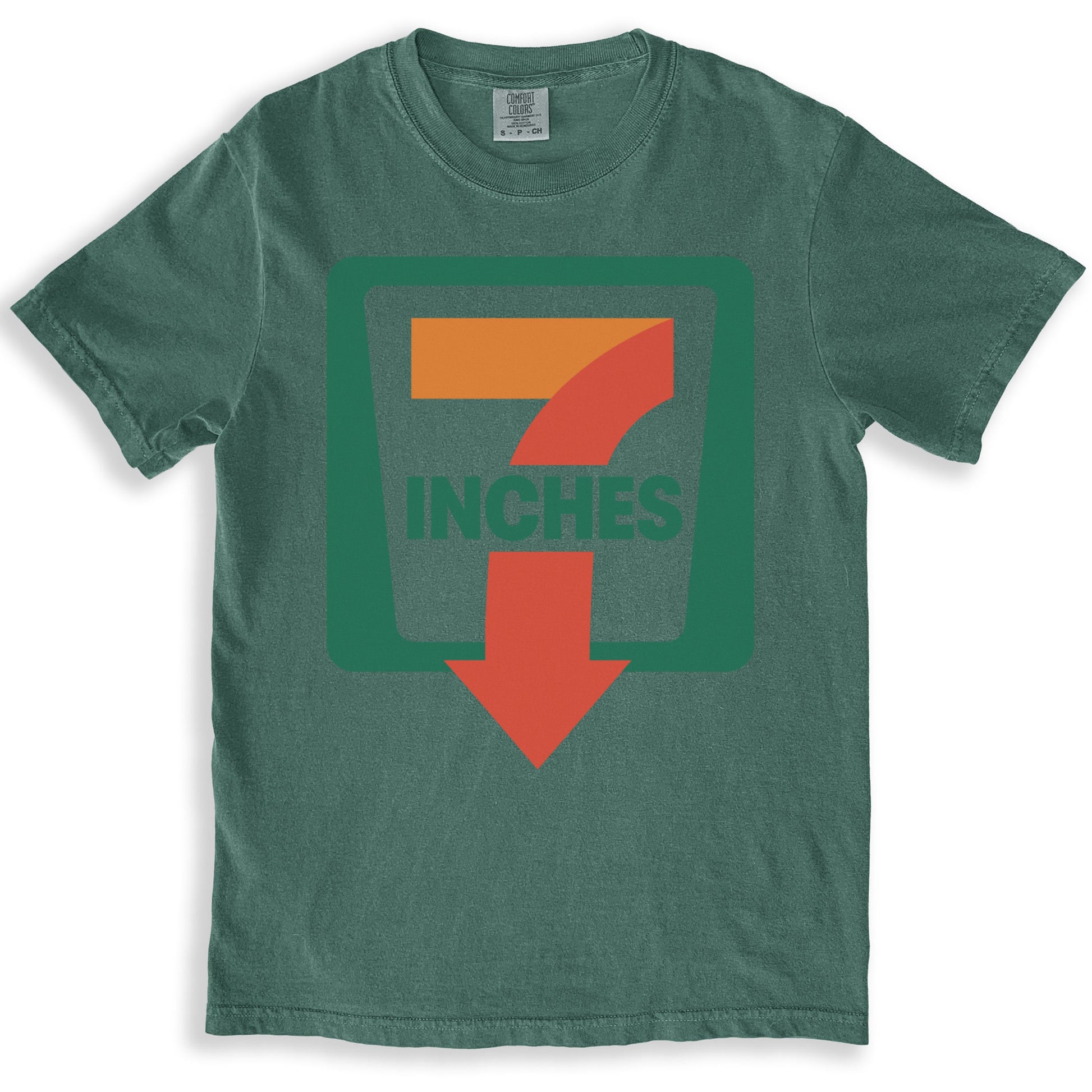 7 Inches Down Green Graphic T-Shirt product type
