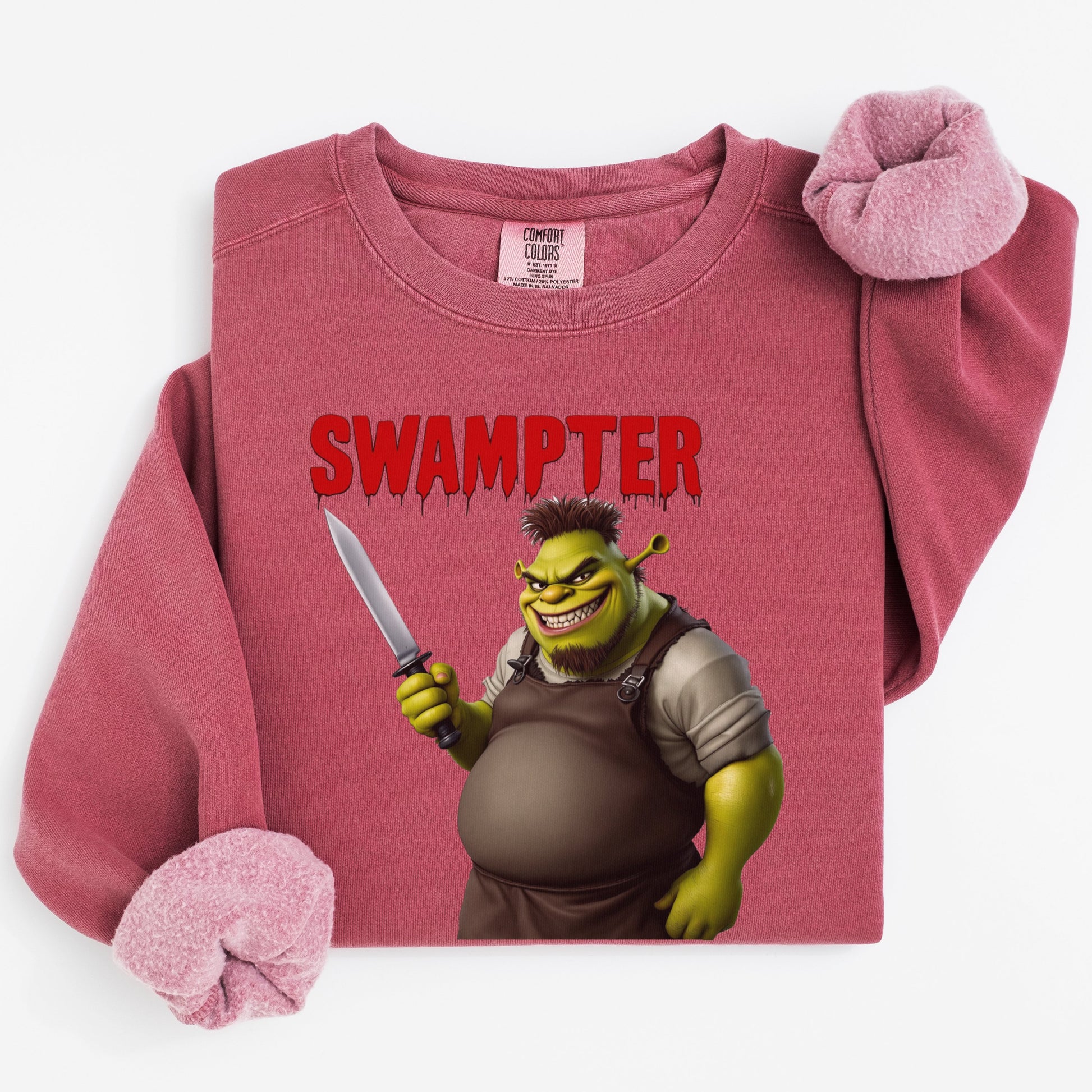 Swampter Graphic Sweatshirt Humorous Apparel product type