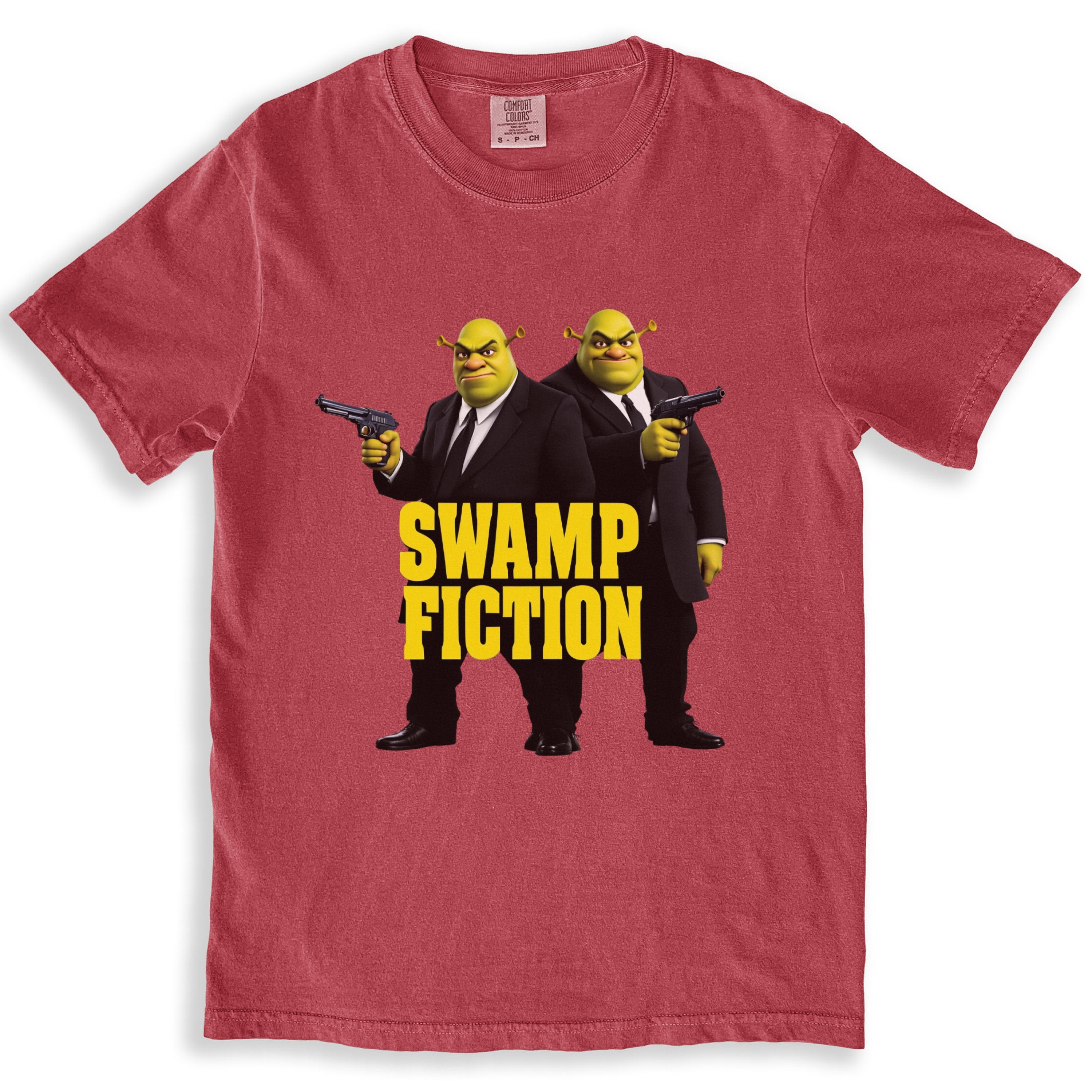 Swamp Fiction Featuring Green Ogre Inspired Art T-Shirts