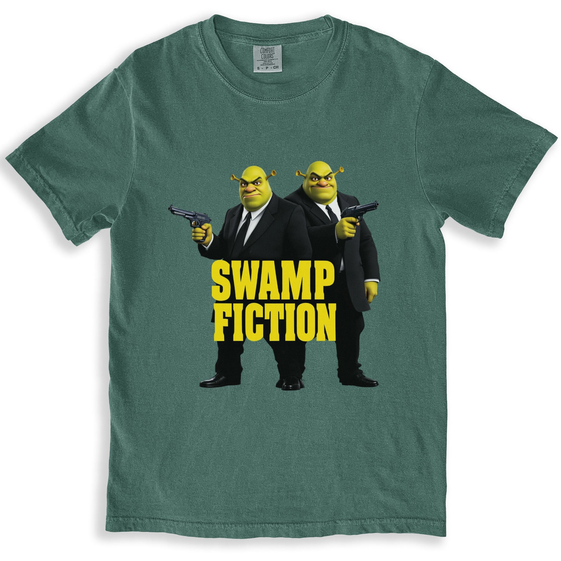 Swamp Fiction Graphic T-Shirt Funny Novelty product type