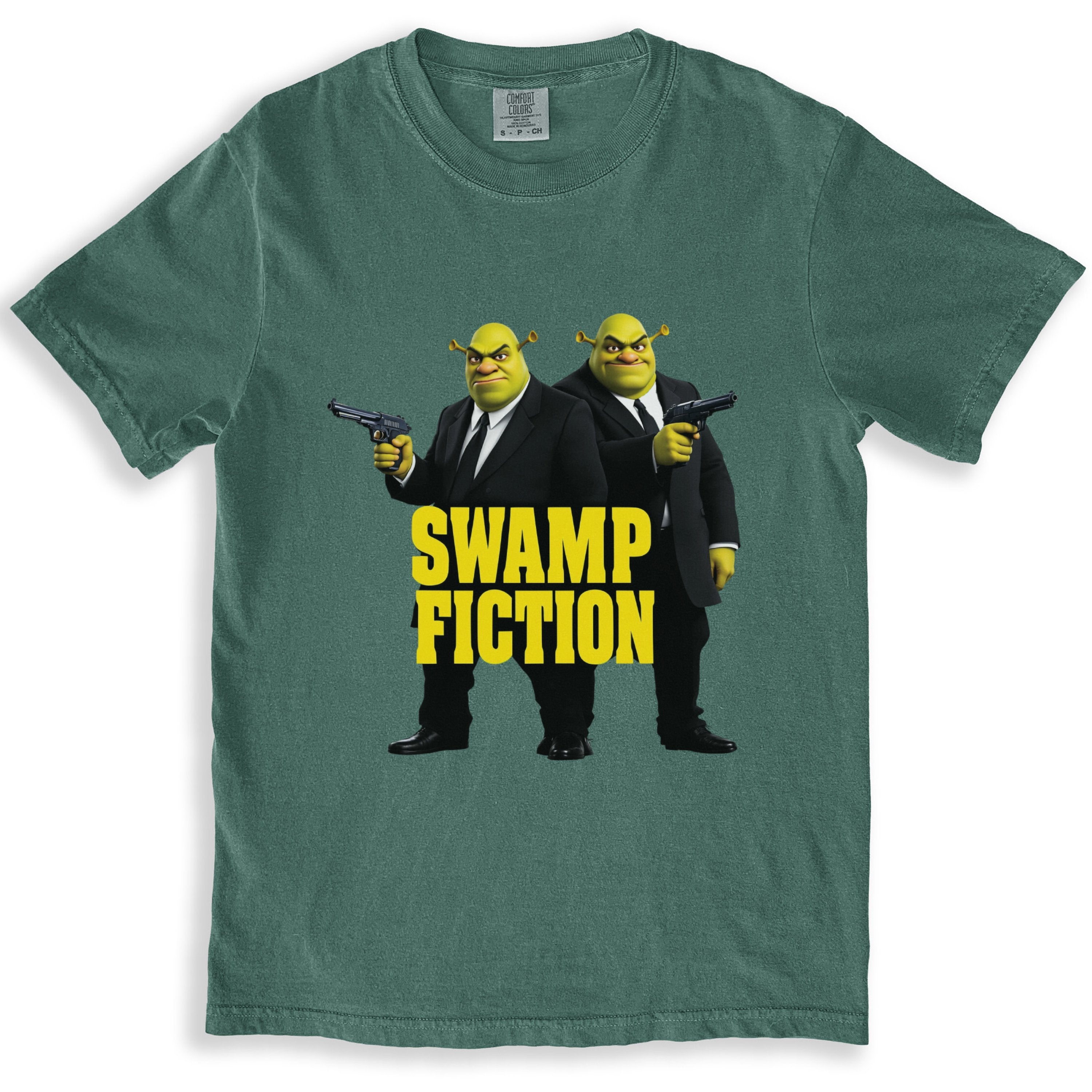 Swamp Fiction Graphic T-Shirt Funny Novelty product type