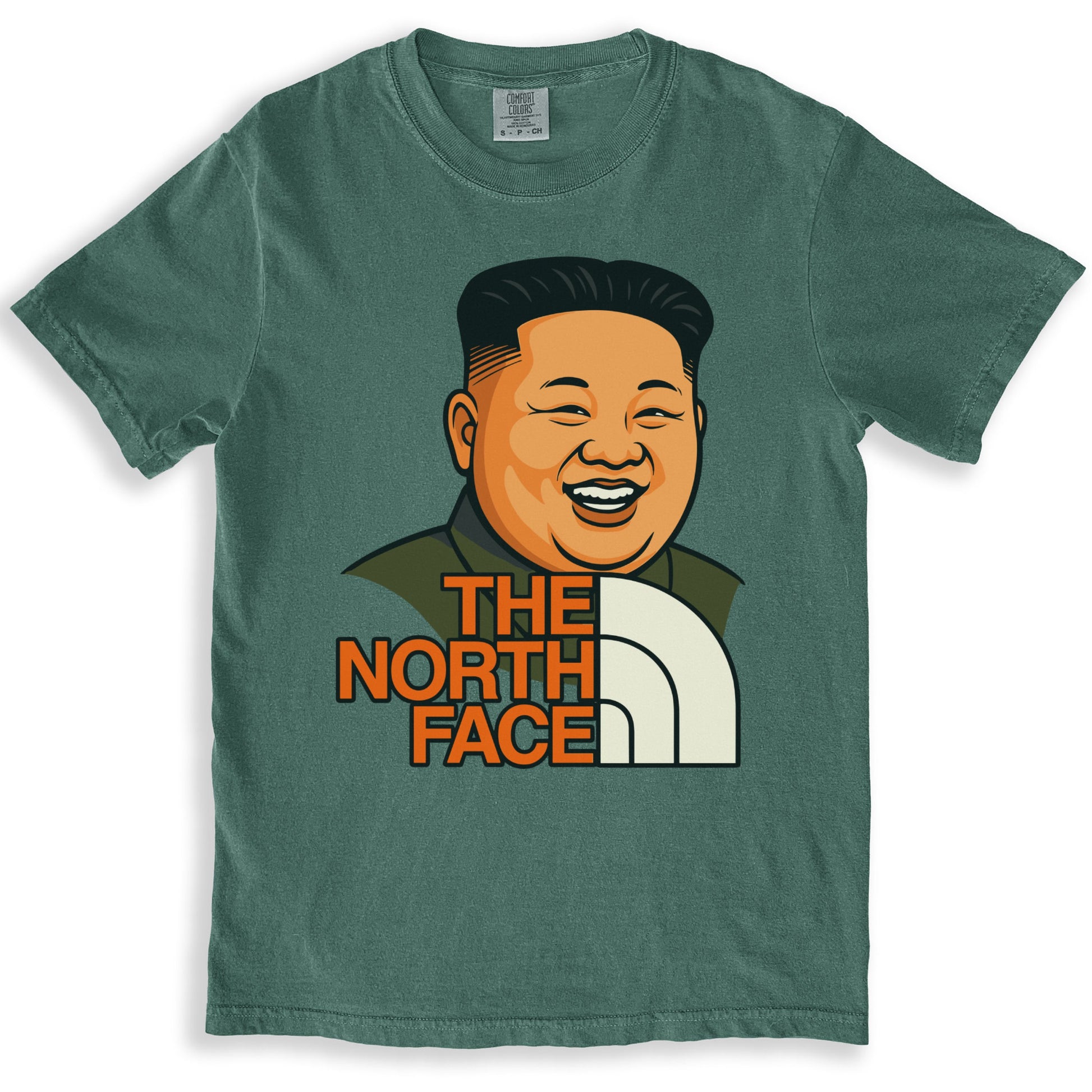 Humorous Kim Jong Un Parody The North Face T-Shirt product
