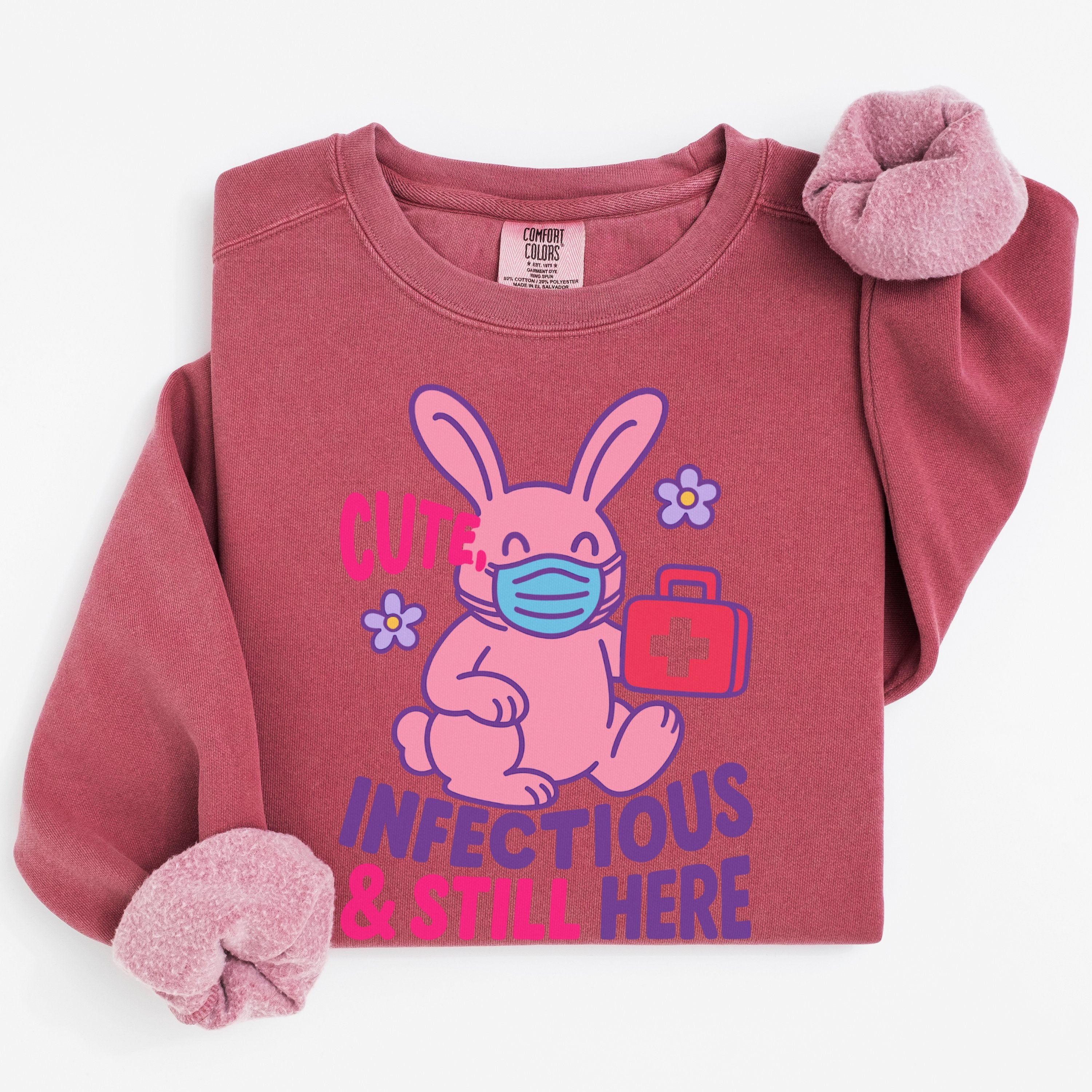 Cute Infectious and Still Here Bunny Graphic product