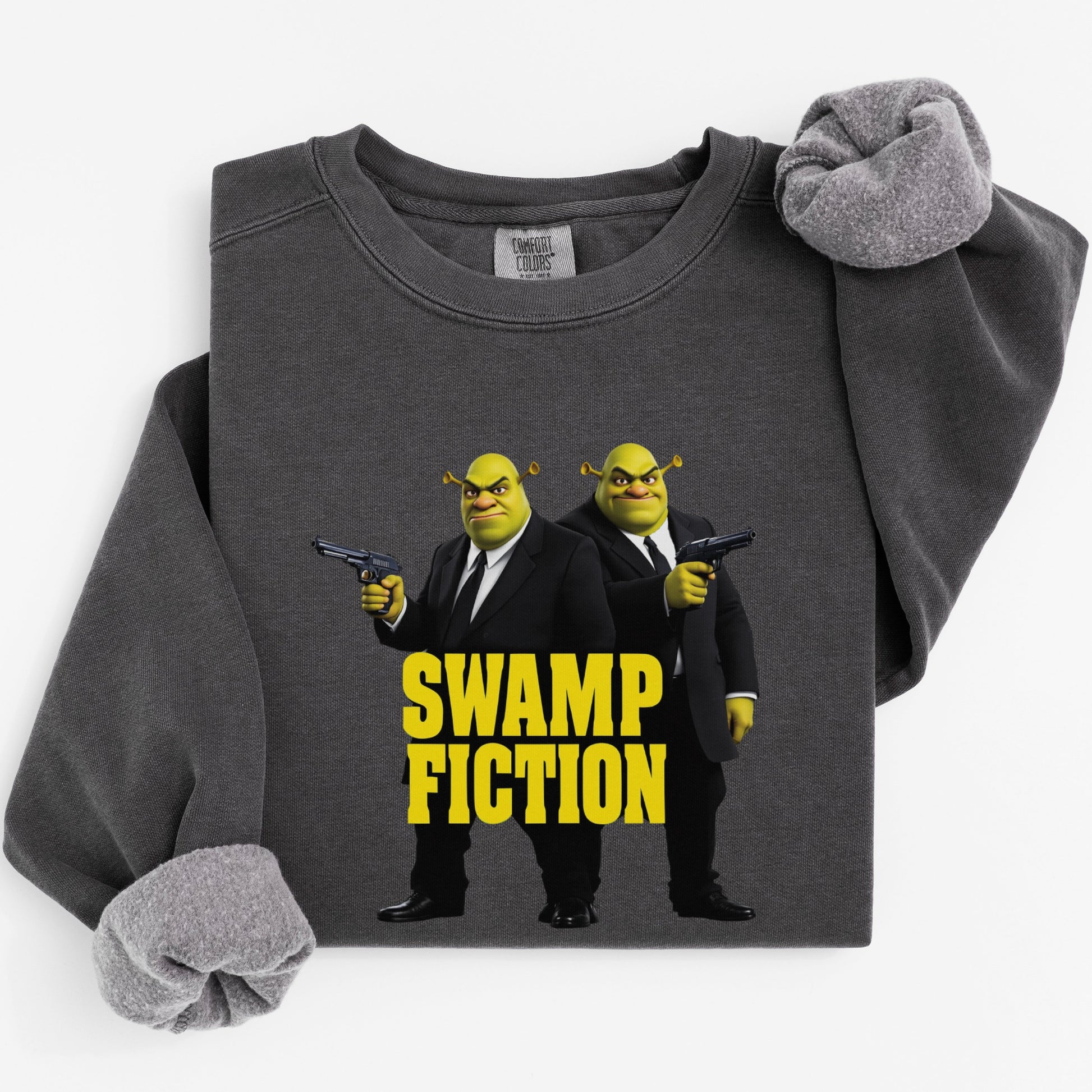 Swamp Fiction Pulp Fiction Parody Graphic Shirt product