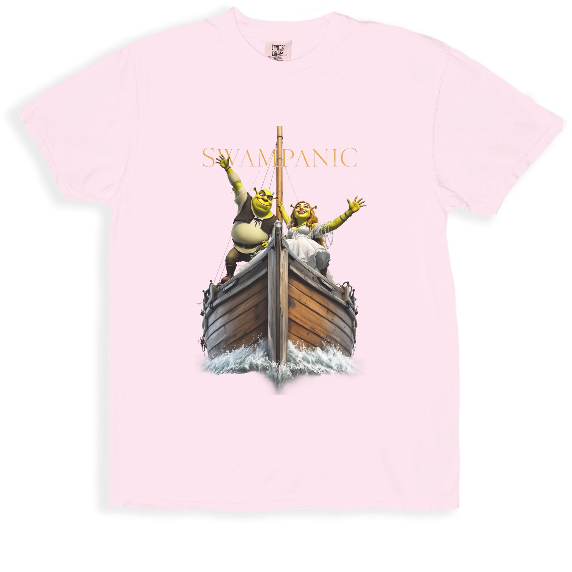 Shrek Titanic Parody Swampanic Graphic T-Shirt product