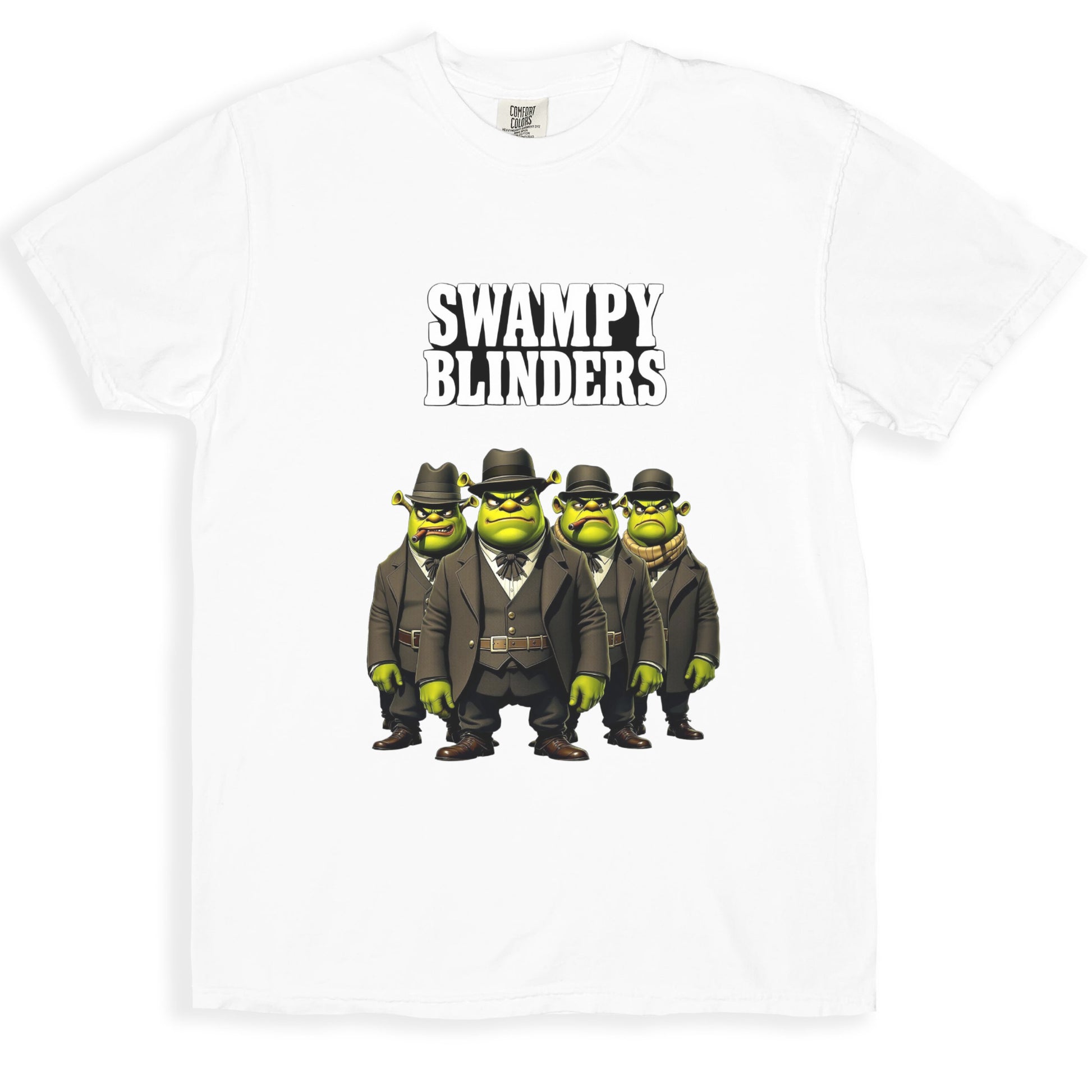 Swampy Blinders Character Design Tee Shirt product