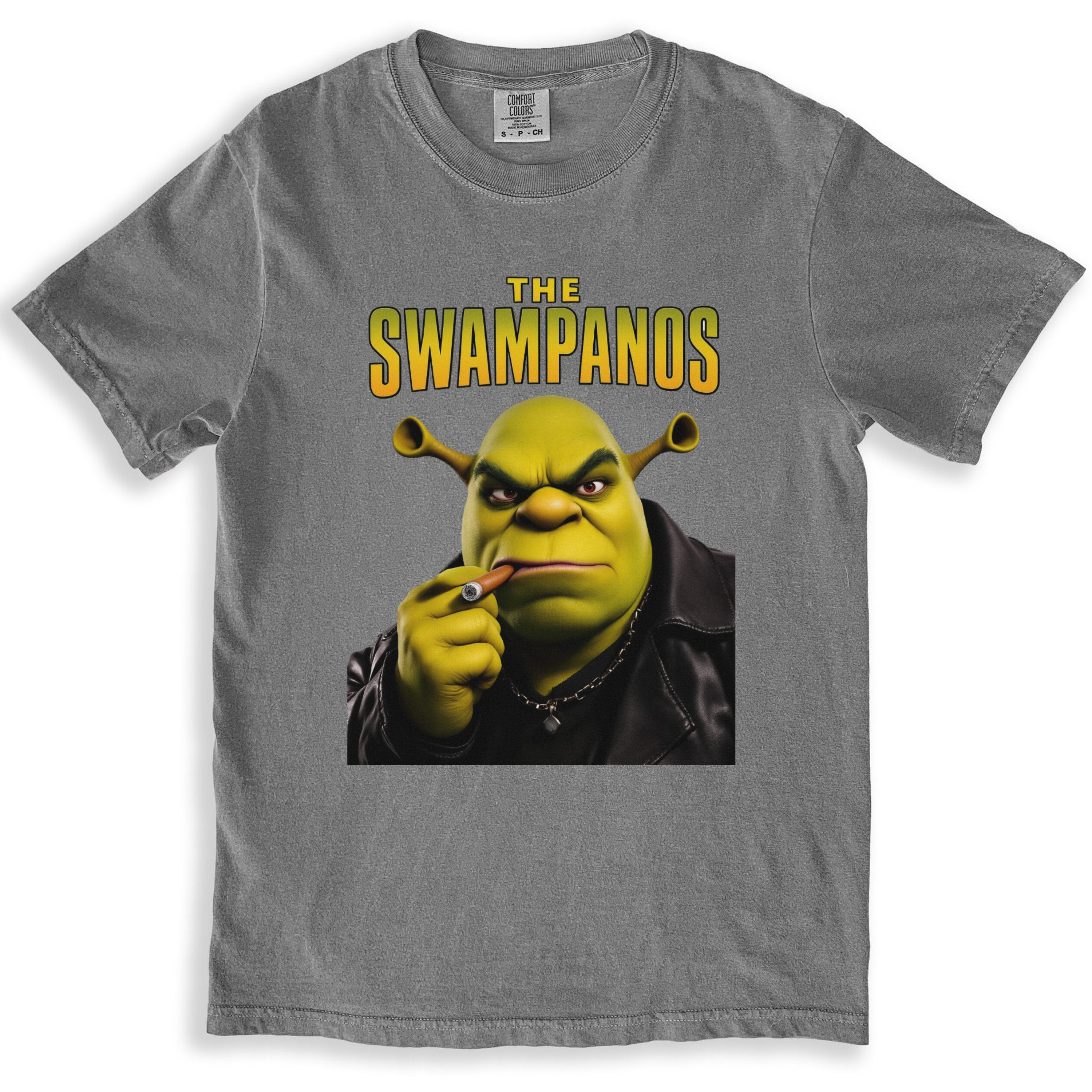 The Swampanos Shrek Graphic T-Shirt Funny product type