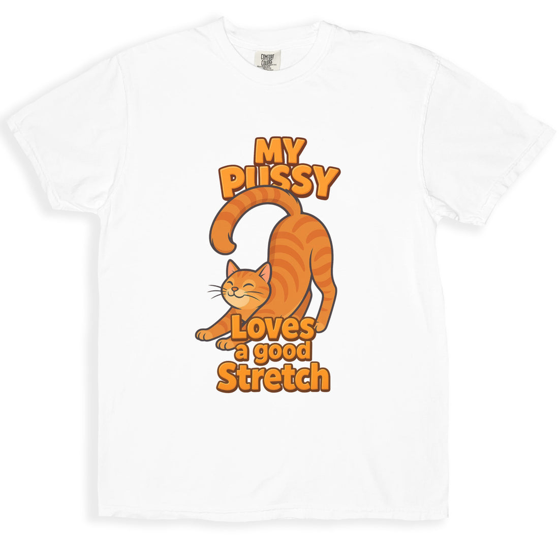 My Pussy Loves A Good Stretch Graphic Tee product