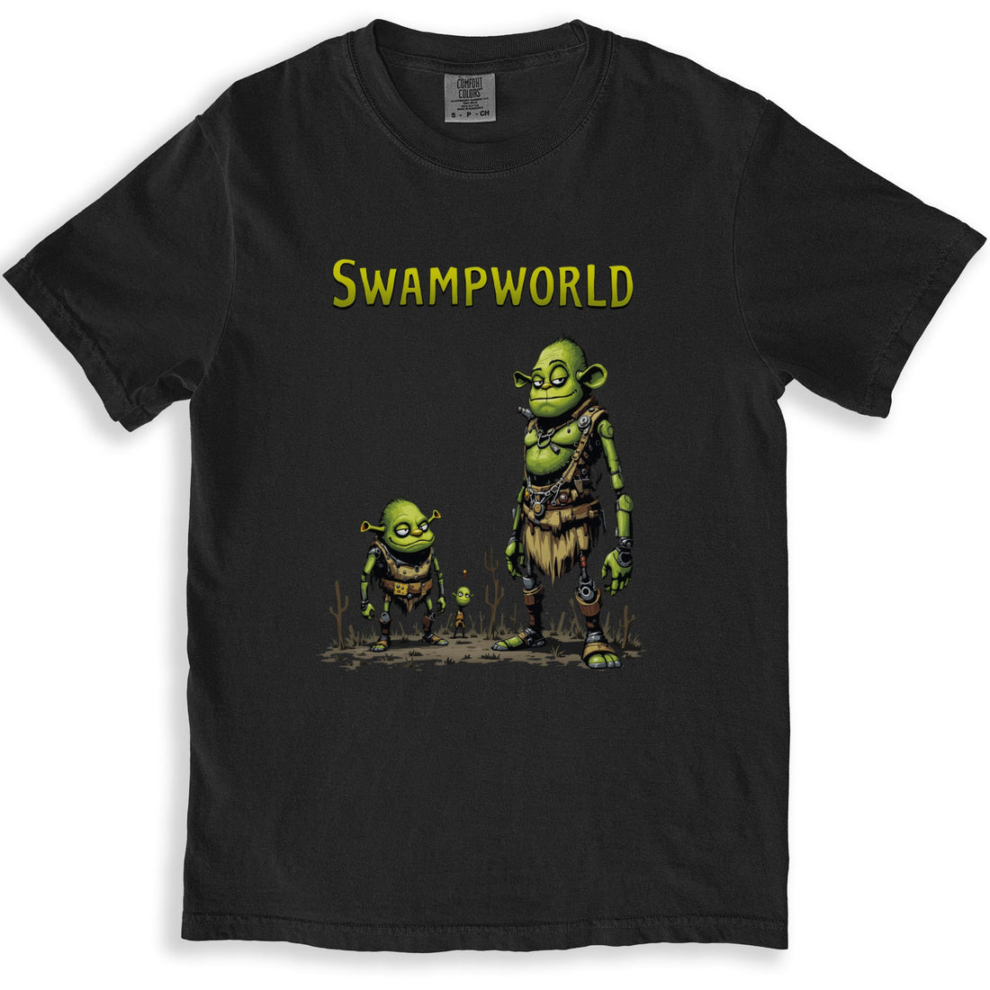 Swampworld Graphic Print Distressed Look T-shirt product type