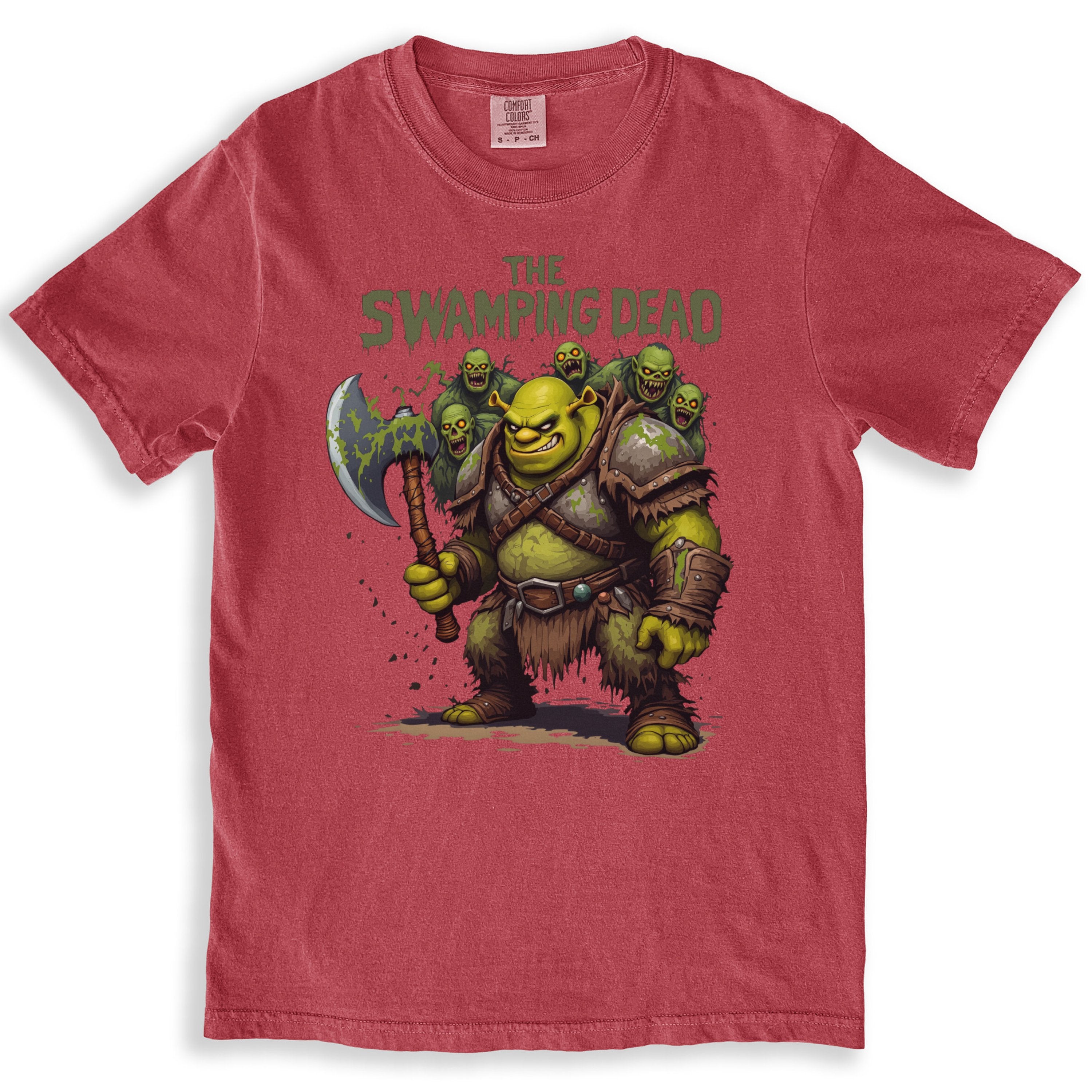 The Swamping Dead Zombie Horde Artwork T-Shirts